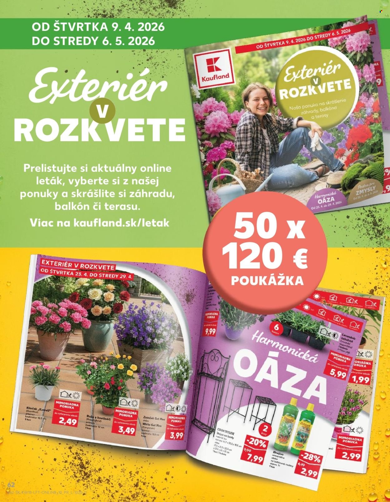 KAUFLAND leták - Od štvrtka 30.4.2026 (2026-04-30 - 2026-05-06) | 62