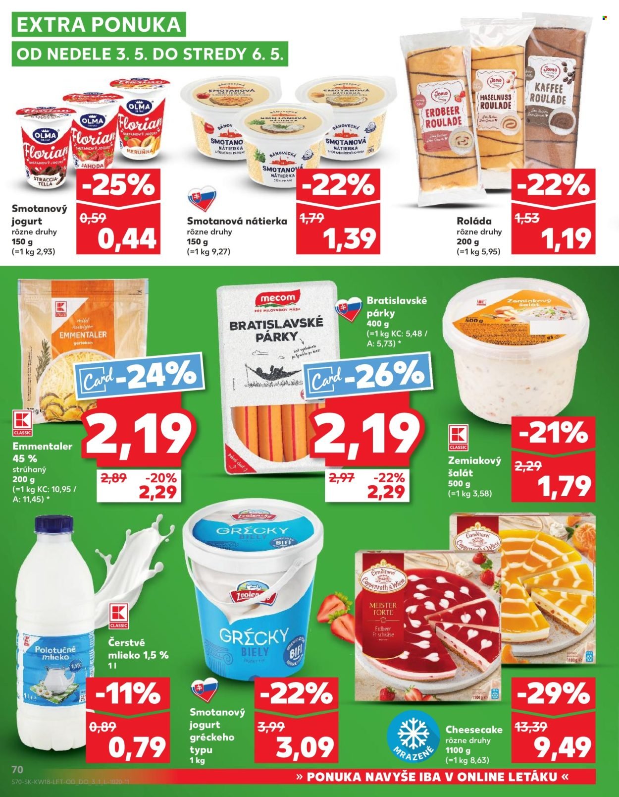KAUFLAND leták - Od štvrtka 30.4.2026 (2026-04-30 - 2026-05-06) | 70