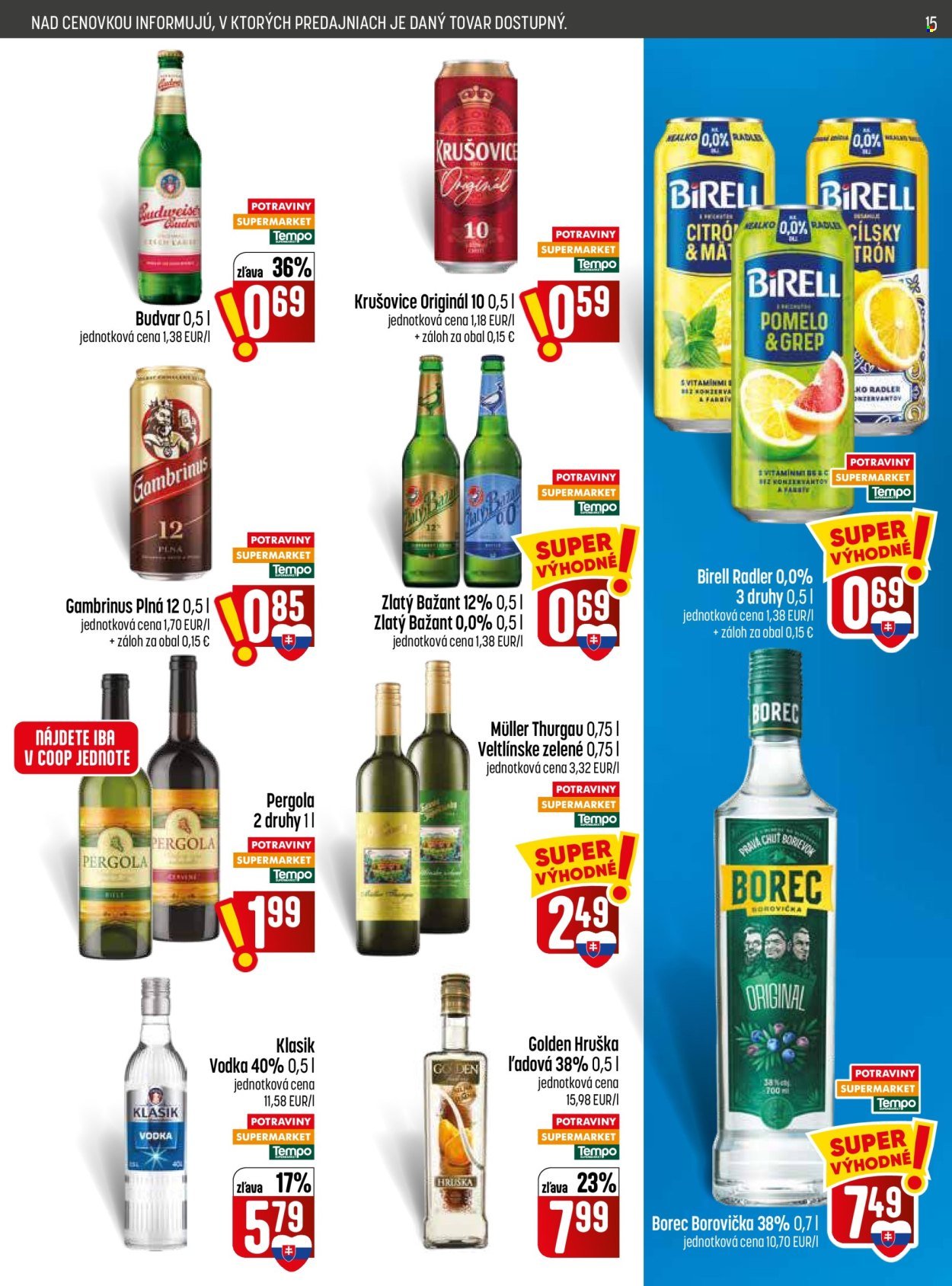 COOP JEDNOTA leták - Od štvrtka 3.9.2026