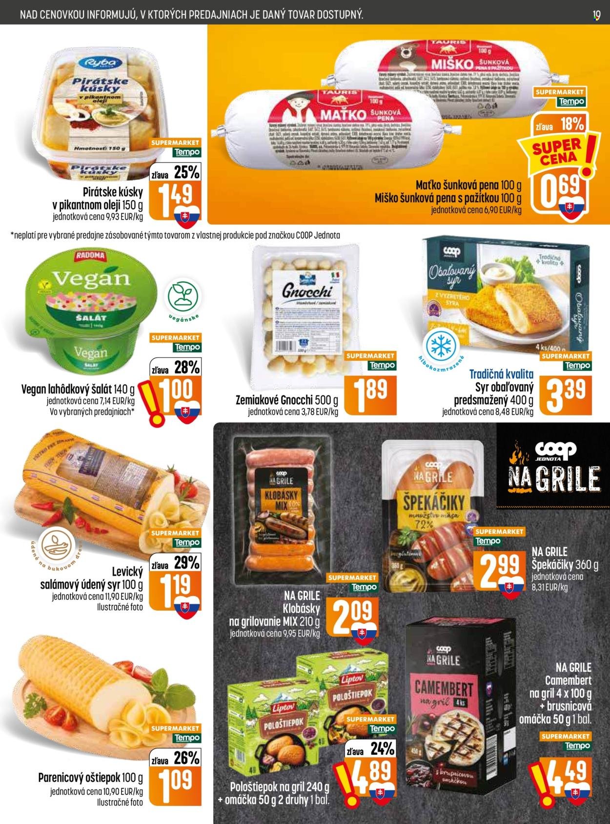 COOP JEDNOTA leták - Od štvrtka 3.9.2026