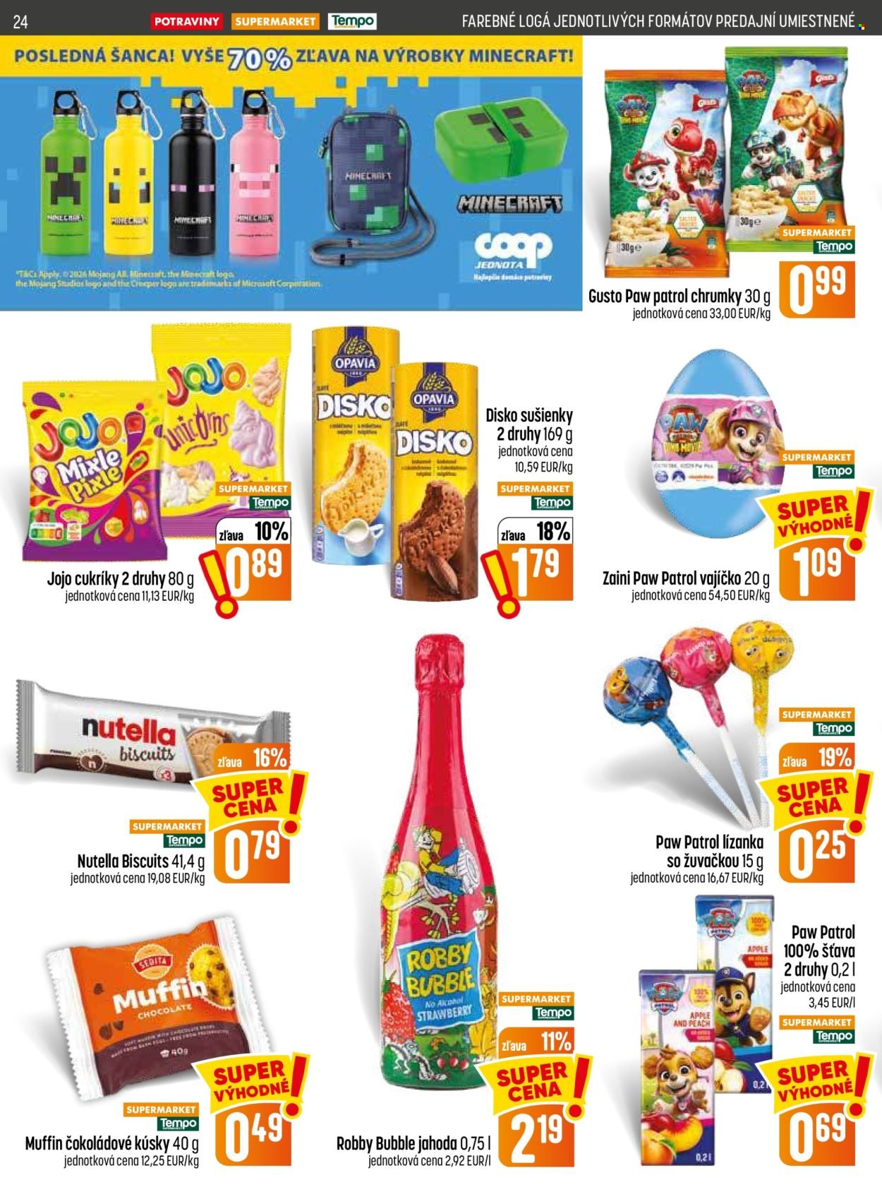 COOP JEDNOTA leták - Od štvrtka 3.9.2026