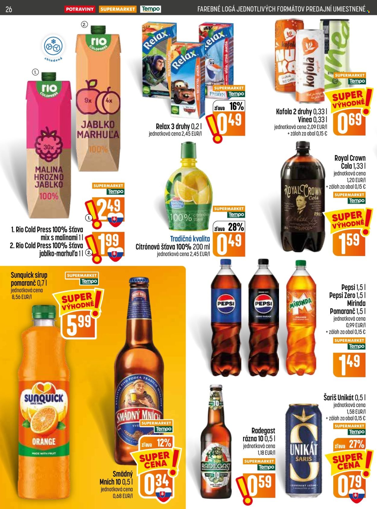 COOP JEDNOTA leták - Od štvrtka 3.9.2026