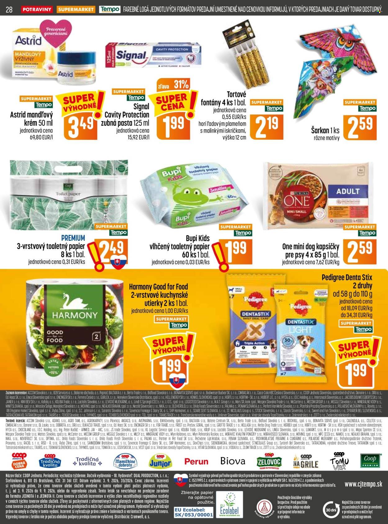 COOP JEDNOTA leták - Od štvrtka 3.9.2026