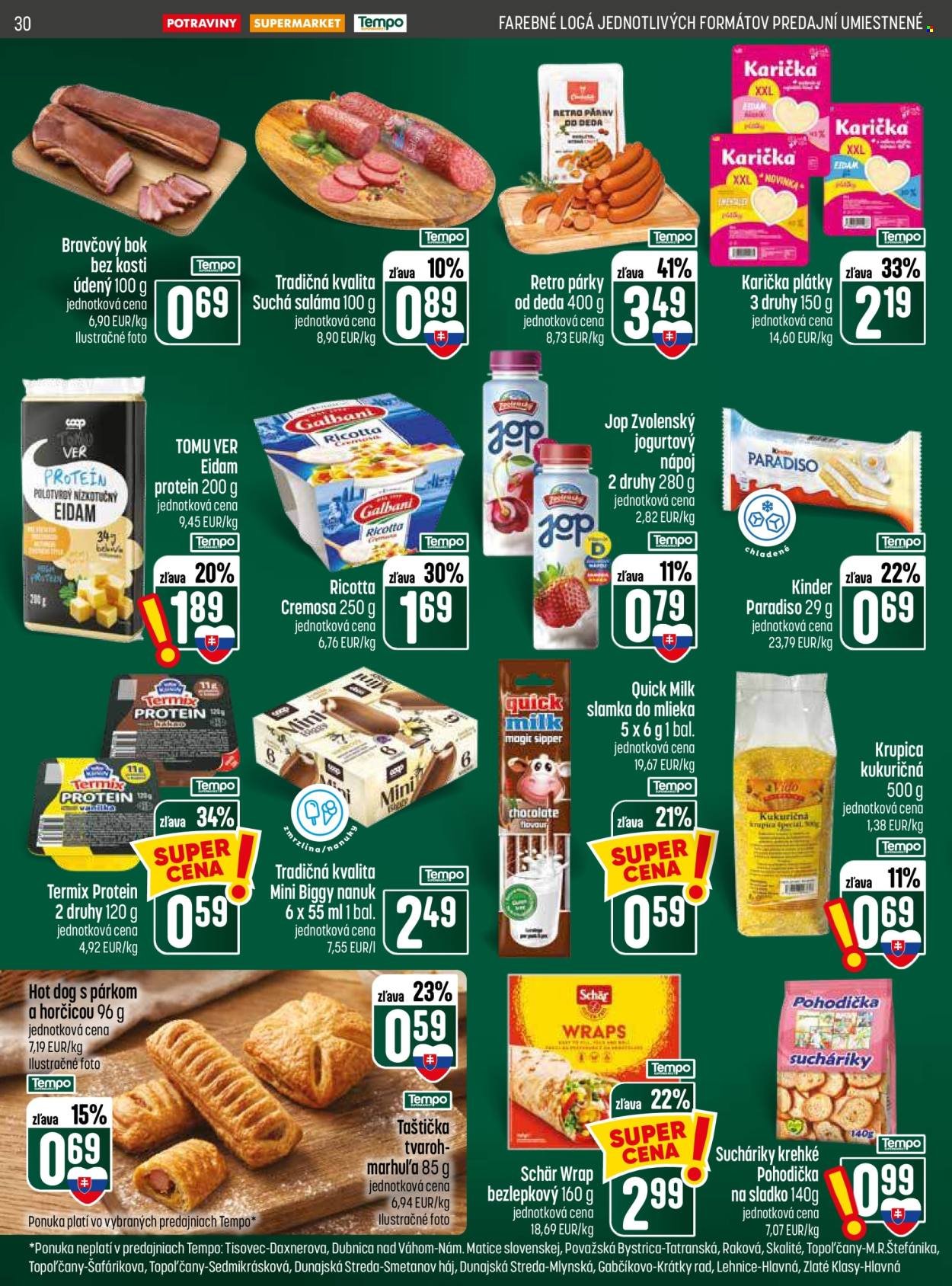 COOP JEDNOTA leták - Od štvrtka 3.9.2026