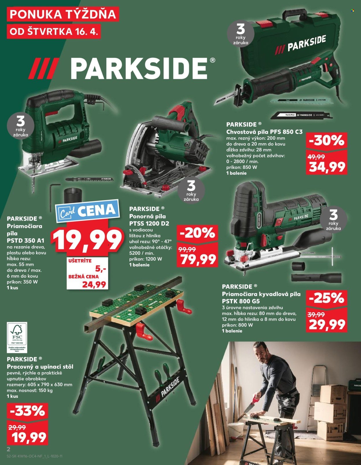 KAUFLAND leták - Objavte náš svet náradia PARKSIDE! (2026-04-16 - 2026-04-22) | 2