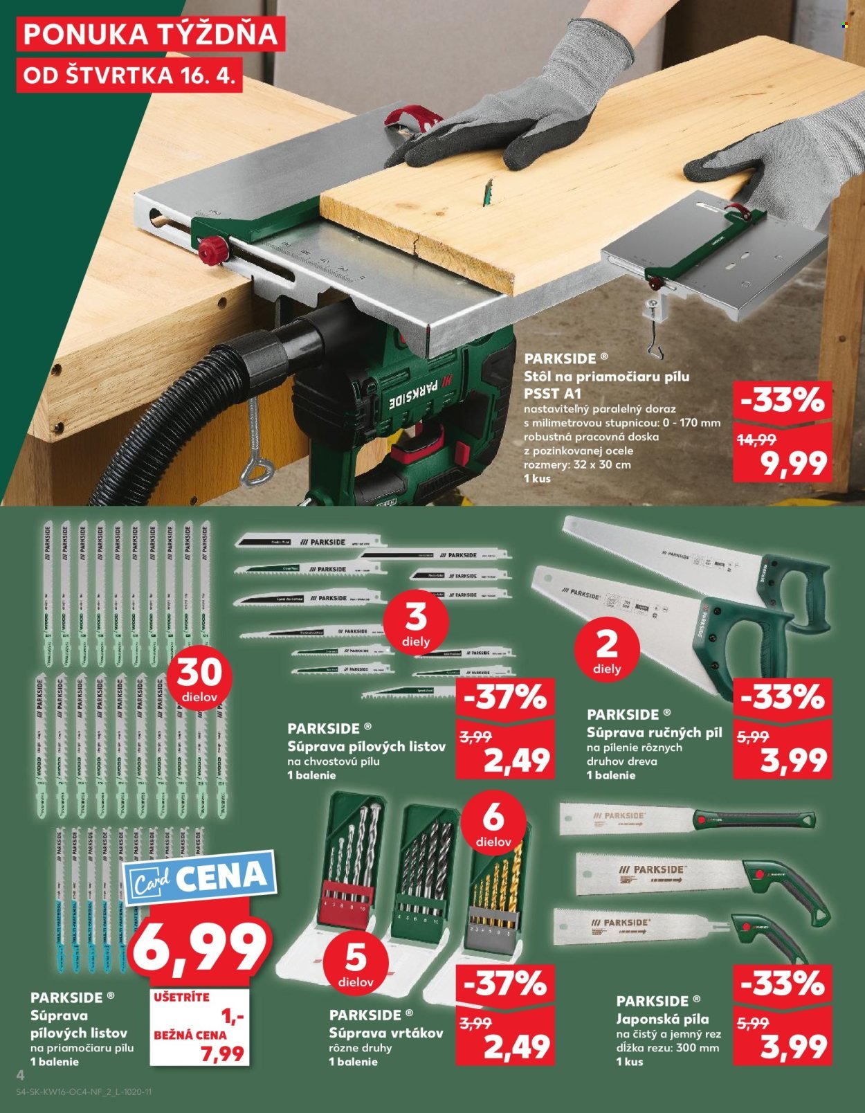 KAUFLAND leták - Objavte náš svet náradia PARKSIDE! (2026-04-16 - 2026-04-22) | 4