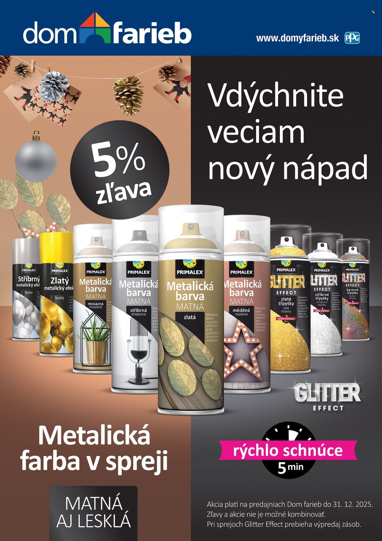 DOM FARIEB leták - Rozžiarte zimné dekorácie! (2025-11-12 - 2025-12-31) | 1