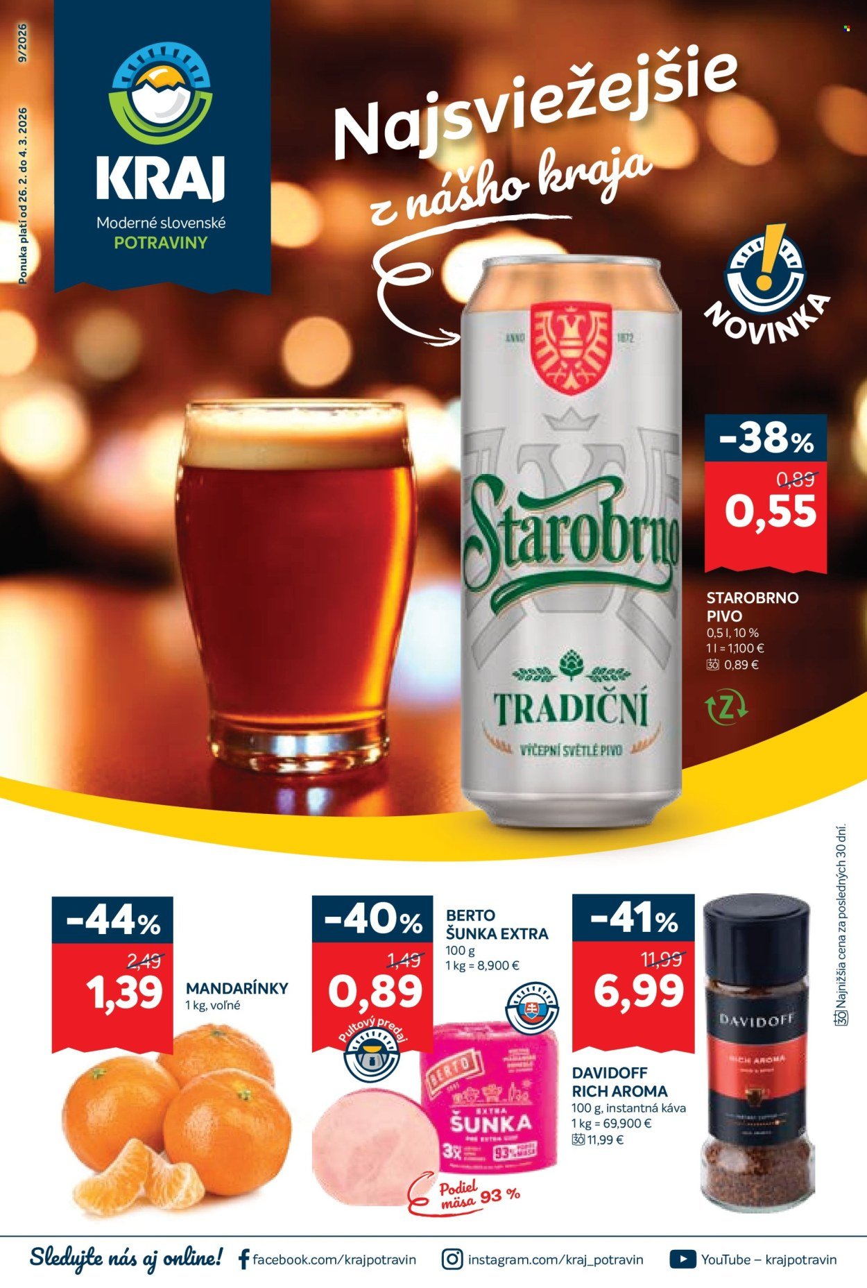 KRAJ leták - Od štvrtka 26.2.2026 (2026-02-26 - 2026-03-04) | 1