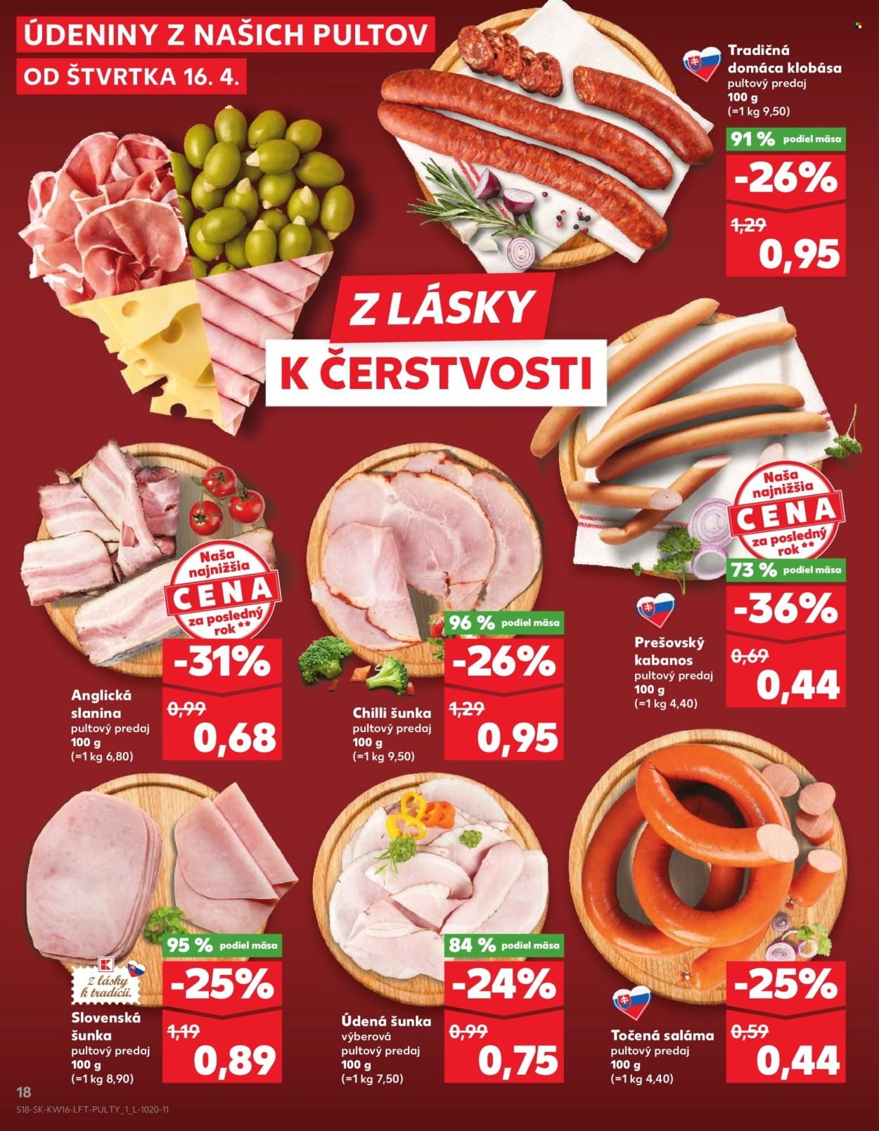 KAUFLAND leták - Od štvrtka 16.4.2026 (2026-04-16 - 2026-04-22) | 18