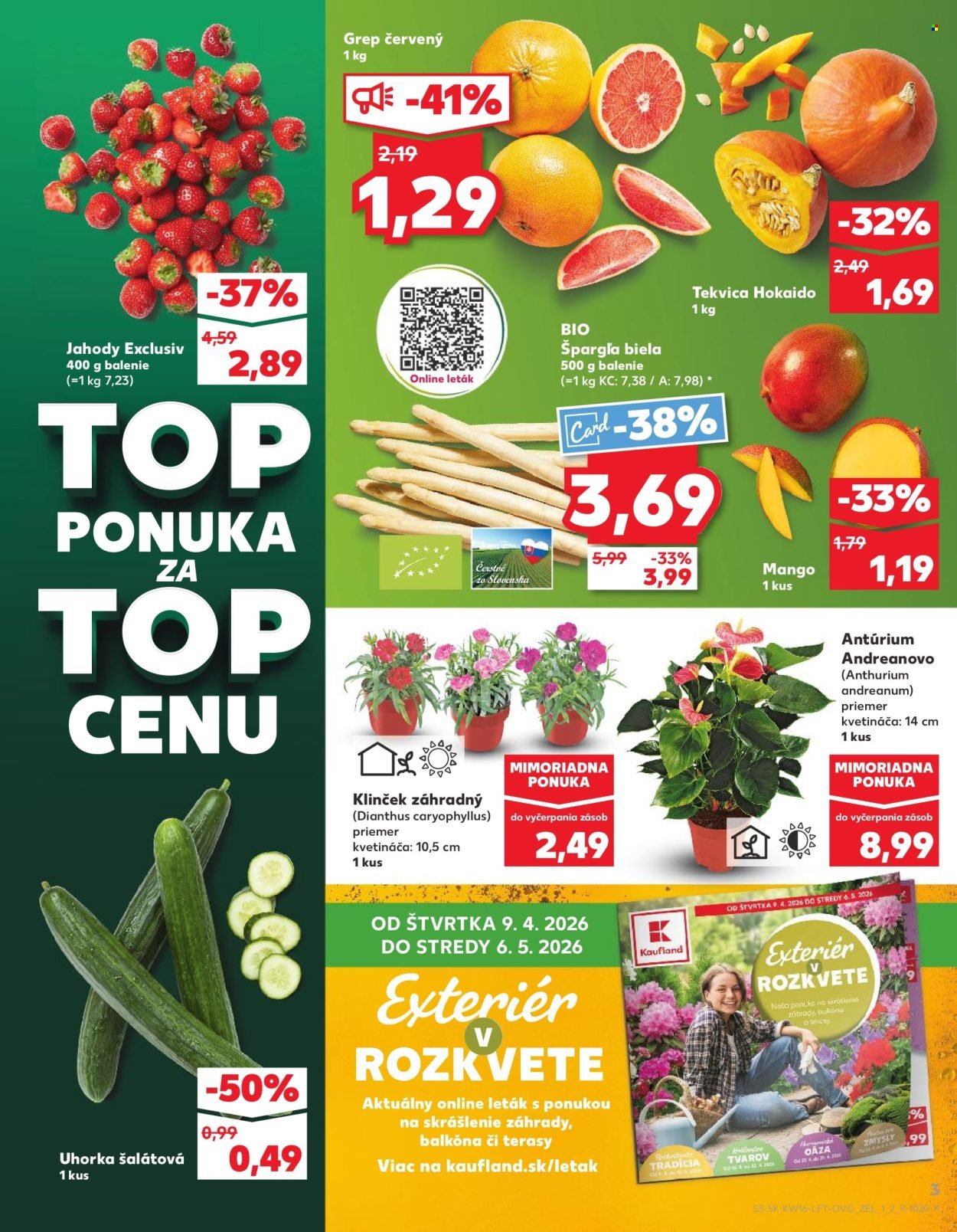 KAUFLAND leták - Od štvrtka 16.4.2026 (2026-04-16 - 2026-04-22) | 3