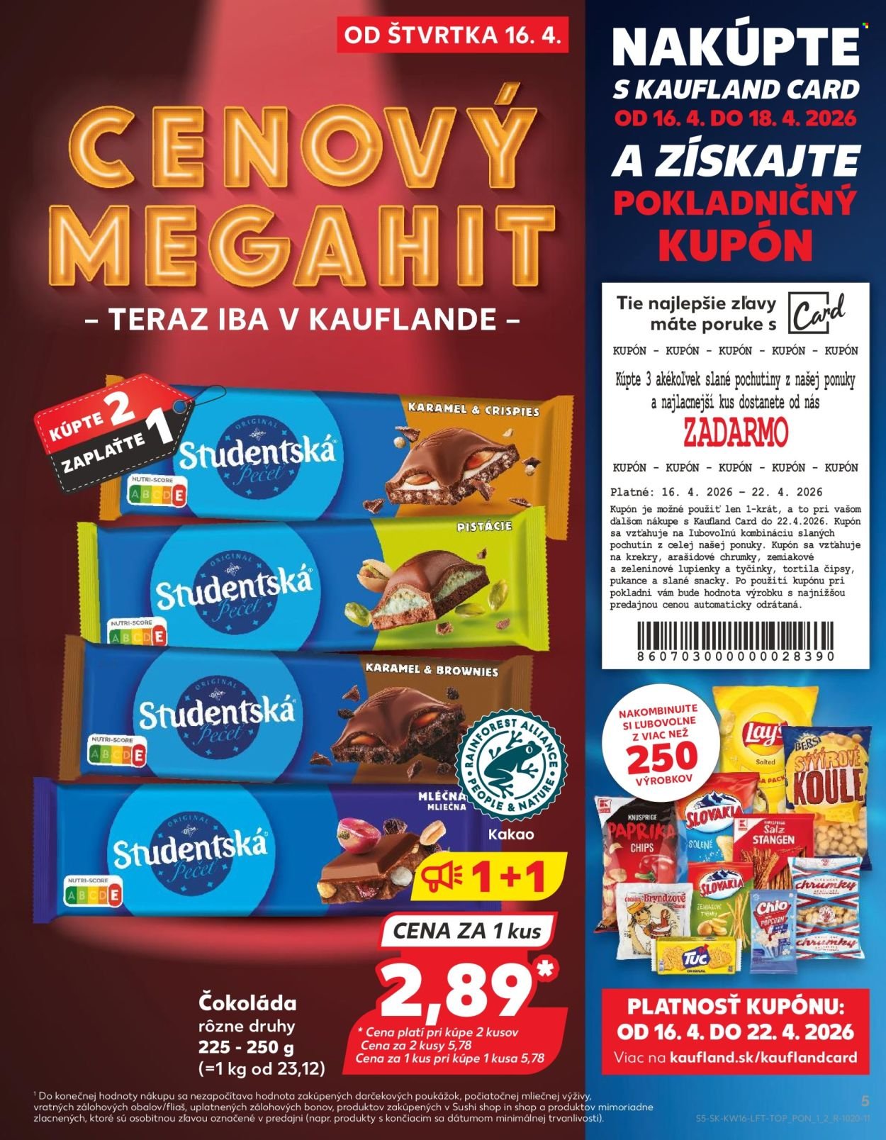 KAUFLAND leták - Od štvrtka 16.4.2026 (2026-04-16 - 2026-04-22) | 5