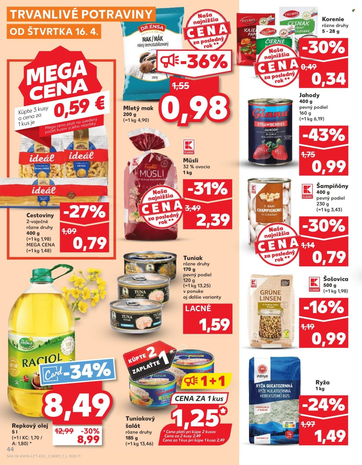 KAUFLAND leták - Od štvrtka 16.4.2026 (2026-04-16 - 2026-04-22) | 44