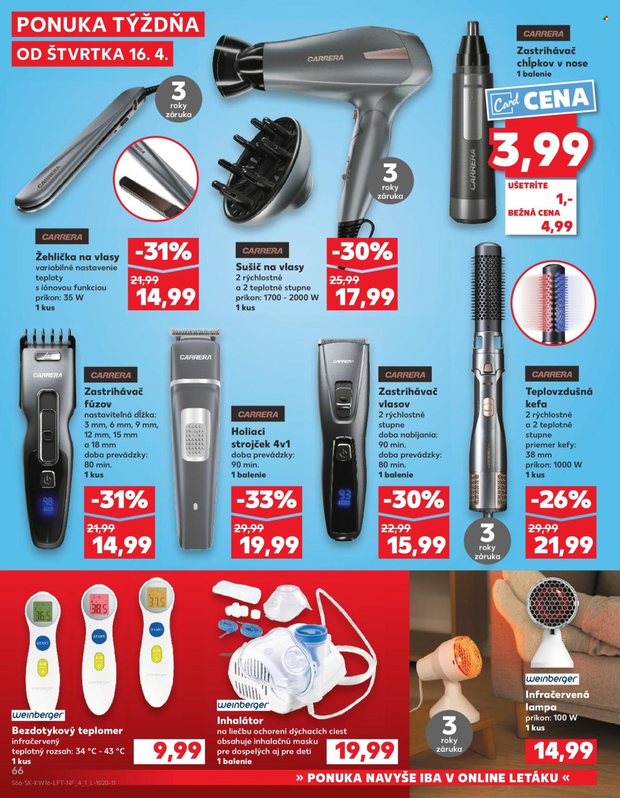 KAUFLAND leták - Od štvrtka 16.4.2026 (2026-04-16 - 2026-04-22) | 66