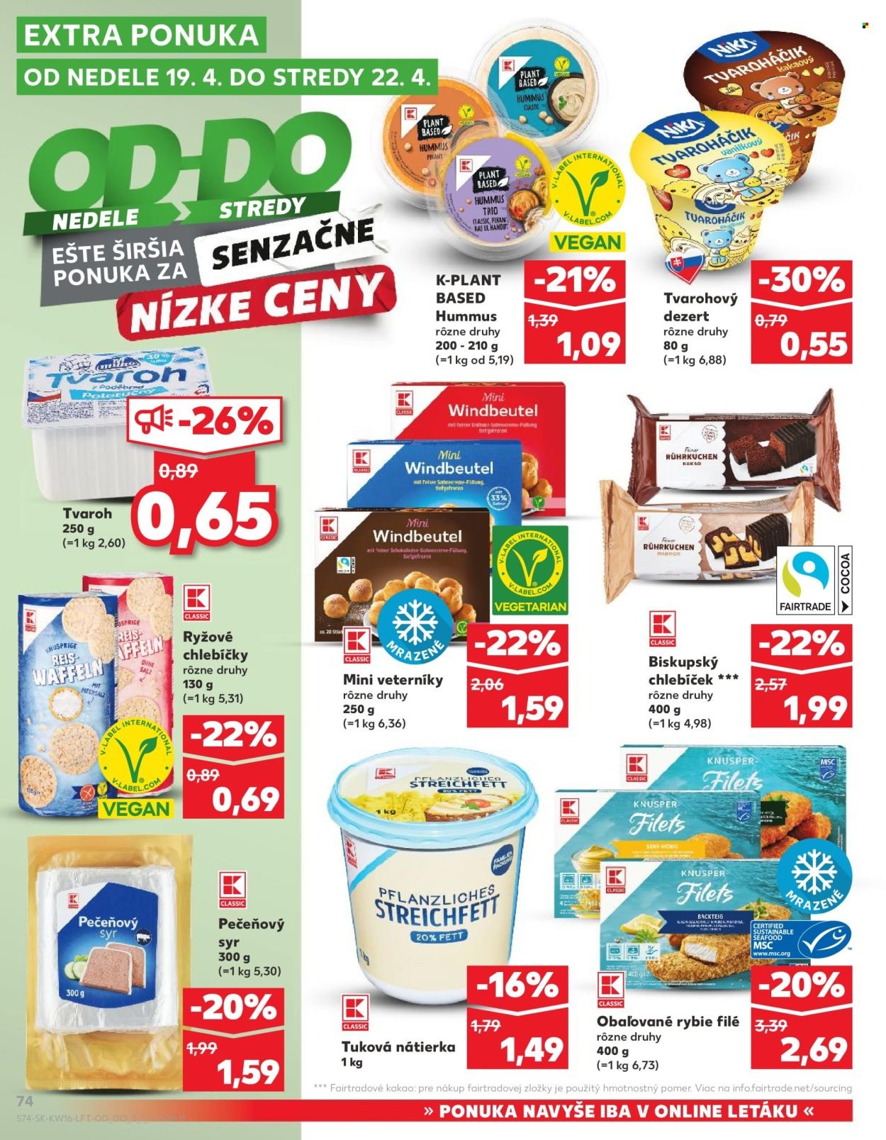 KAUFLAND leták - Od štvrtka 16.4.2026 (2026-04-16 - 2026-04-22) | 74