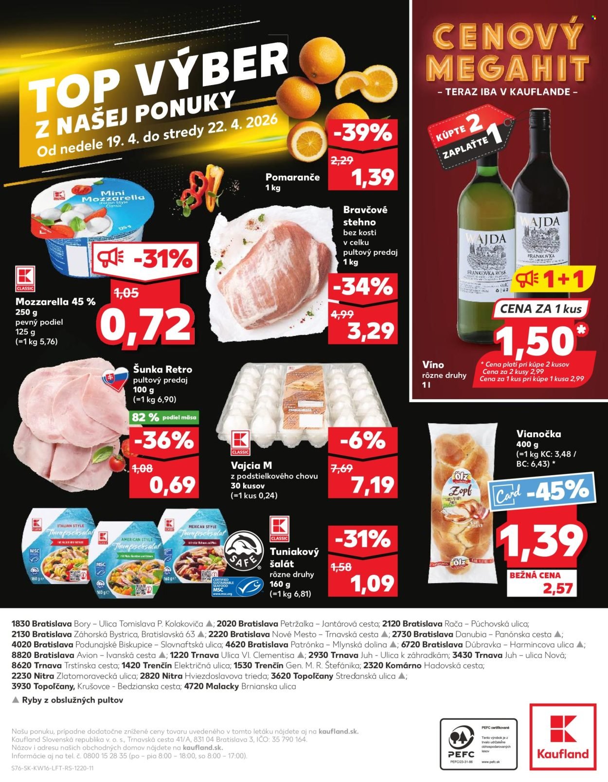 KAUFLAND leták - Od štvrtka 16.4.2026 (2026-04-16 - 2026-04-22) | 76