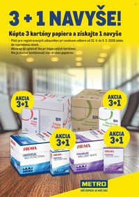 METRO leták - Papier promo (2026-04-22 - 2026-05-05)