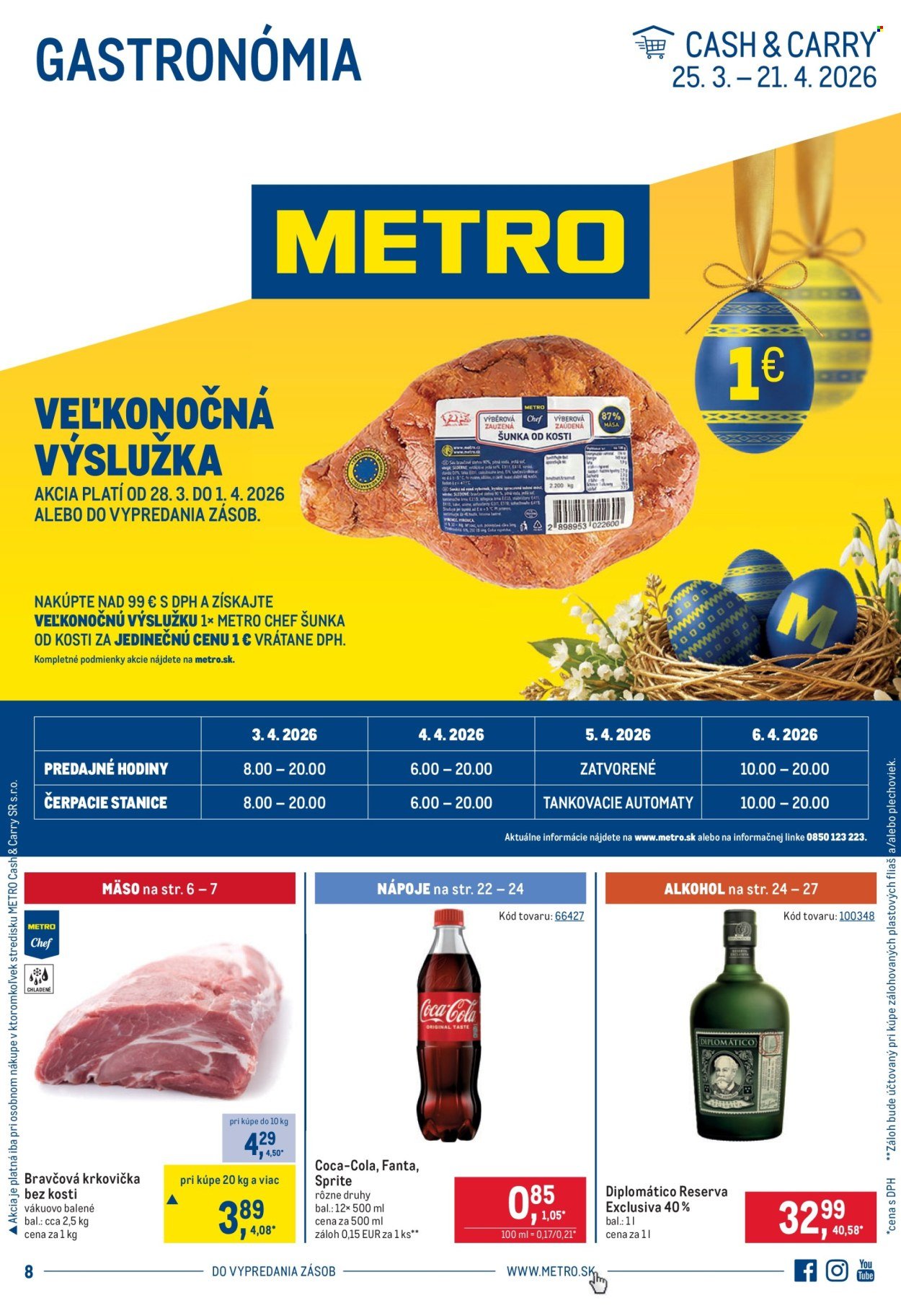 METRO leták - Gastronómia (2026-03-25 - 2026-04-21) | 1