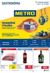 METRO leták - Gastronómia (2026-03-25 - 2026-04-21)