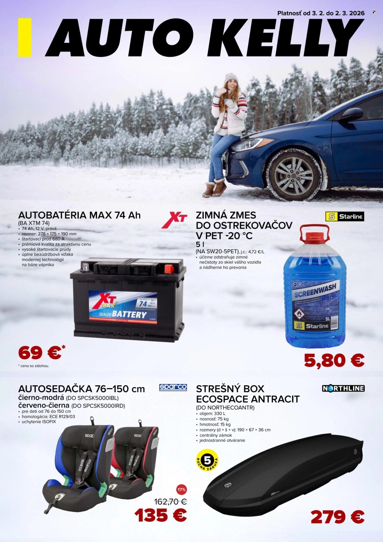 AUTO KELLY leták - Aktualny letak 02/2026 (2026-02-03 - 2026-03-02) | 1