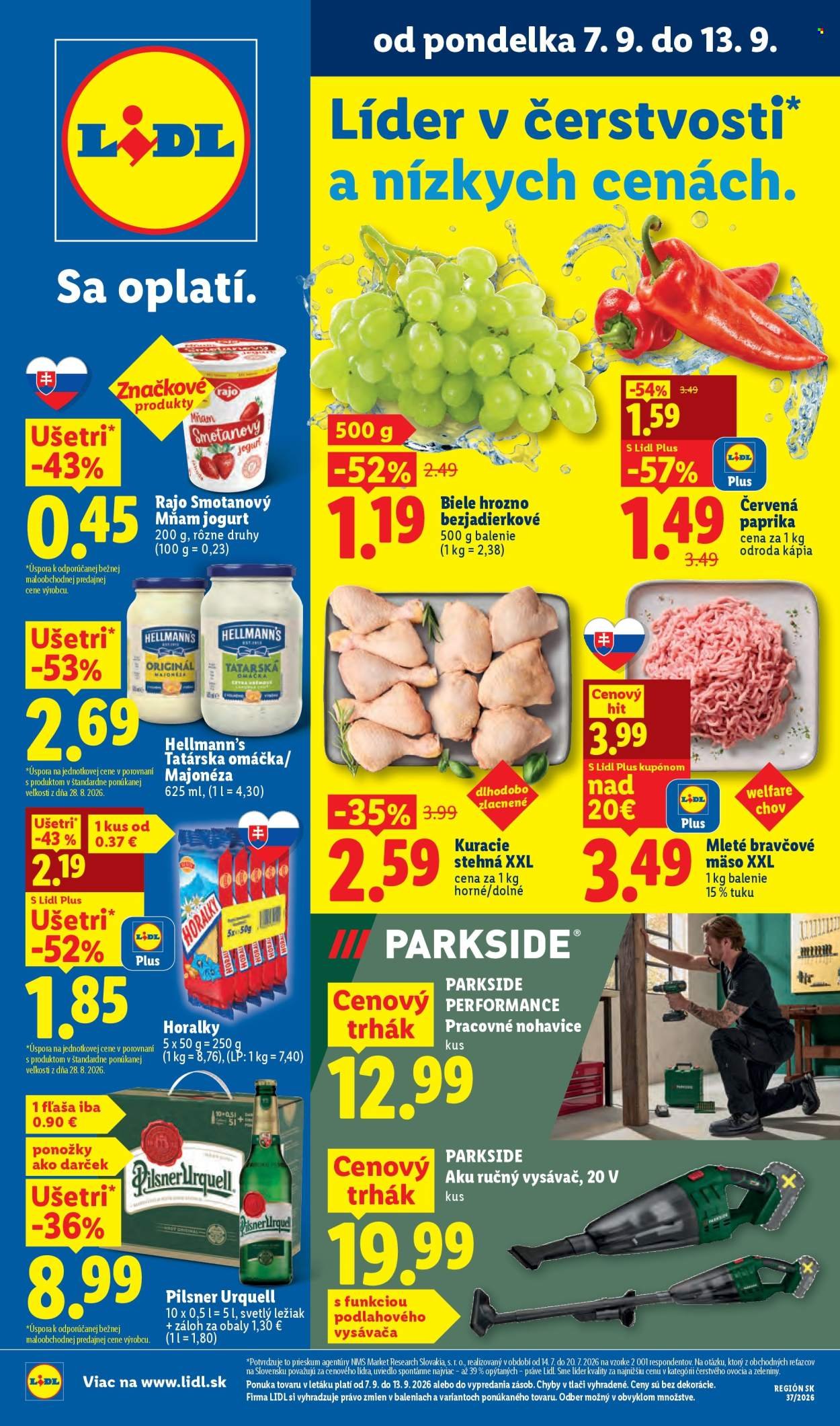 LIDL leták - Od pondelka 7.9.2026