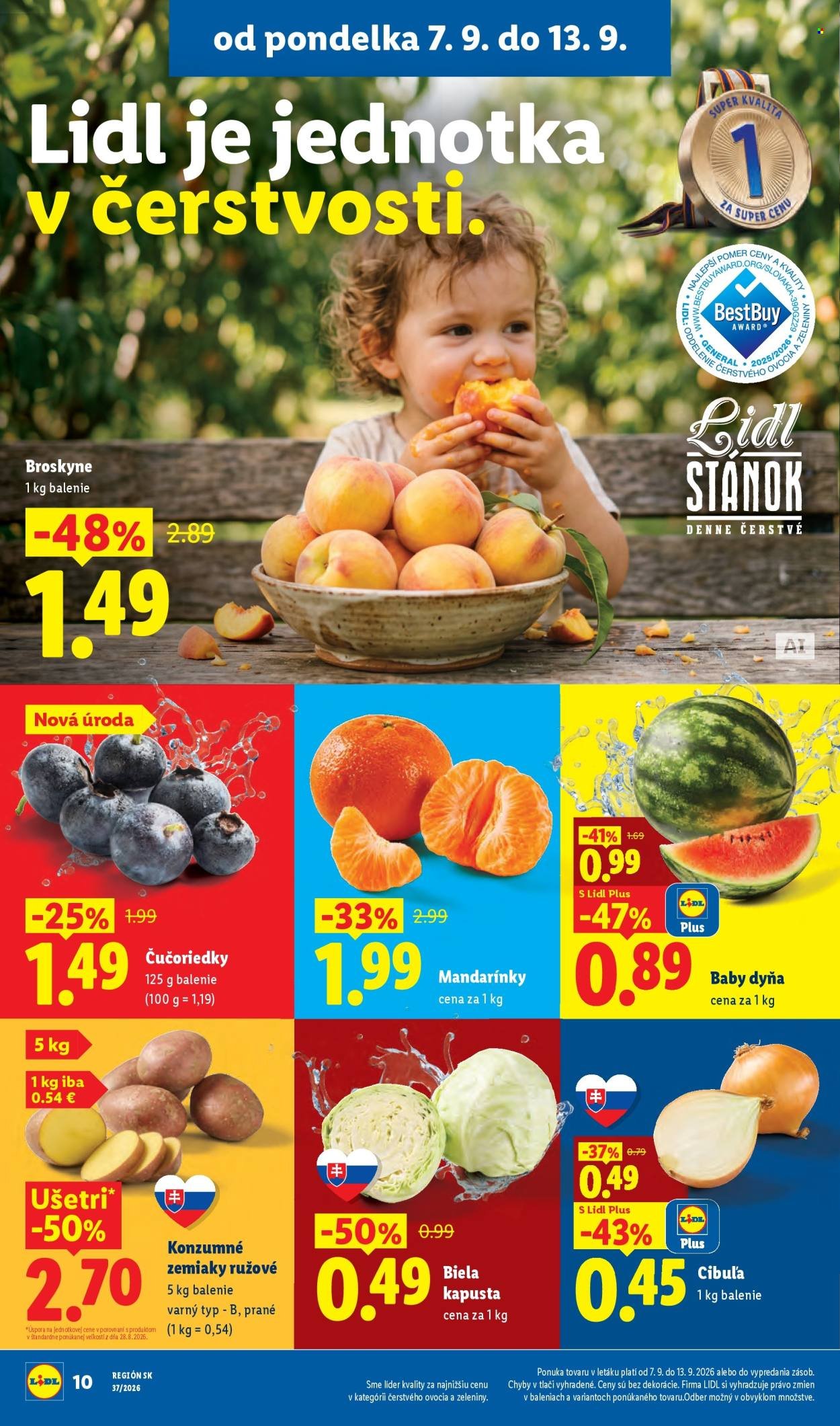LIDL leták - Od pondelka 7.9.2026