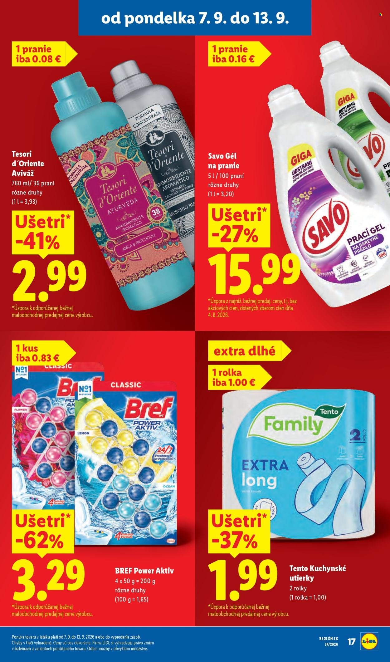 LIDL leták - Od pondelka 7.9.2026