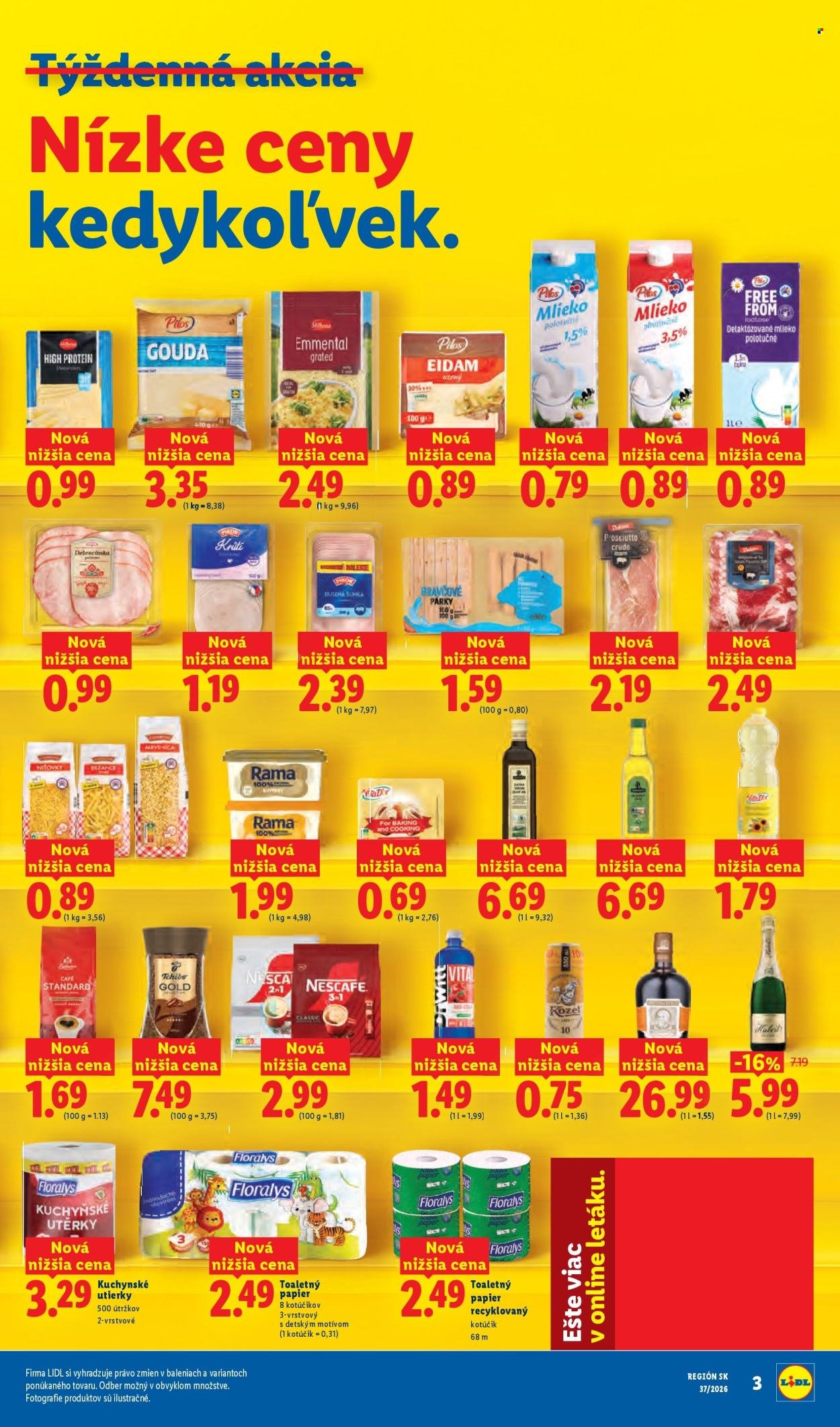 LIDL leták - Od pondelka 7.9.2026