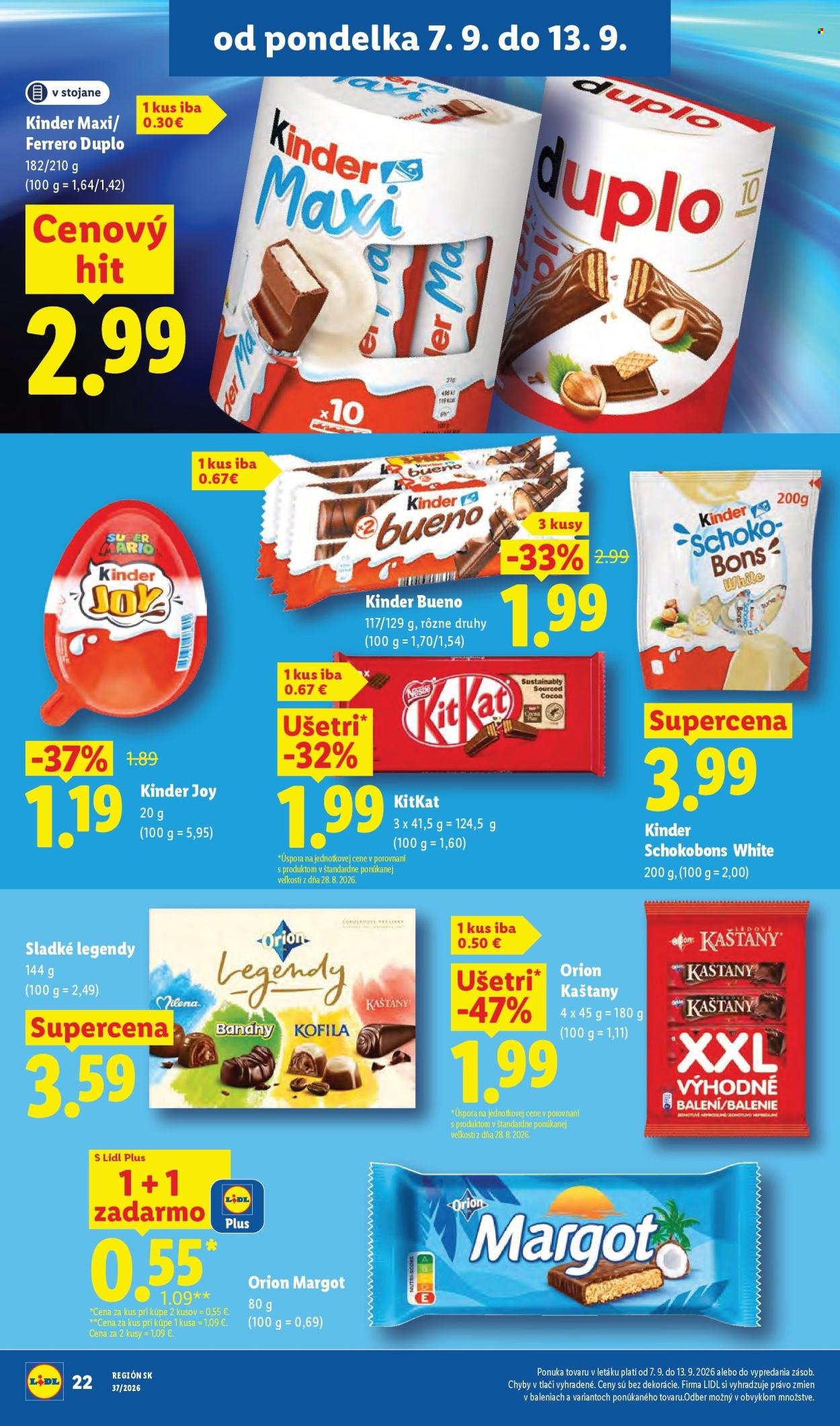 LIDL leták - Od pondelka 7.9.2026