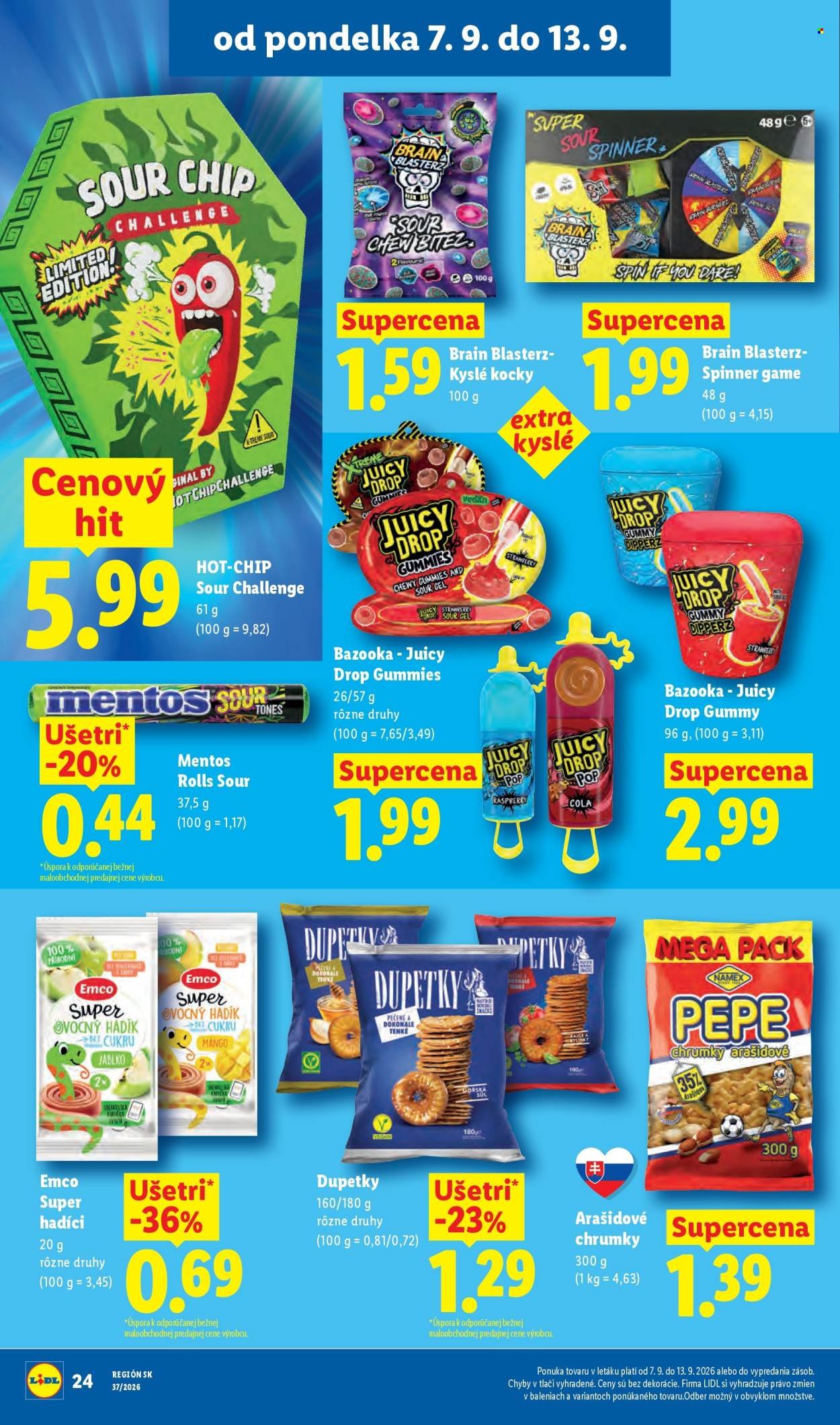 LIDL leták - Od pondelka 7.9.2026