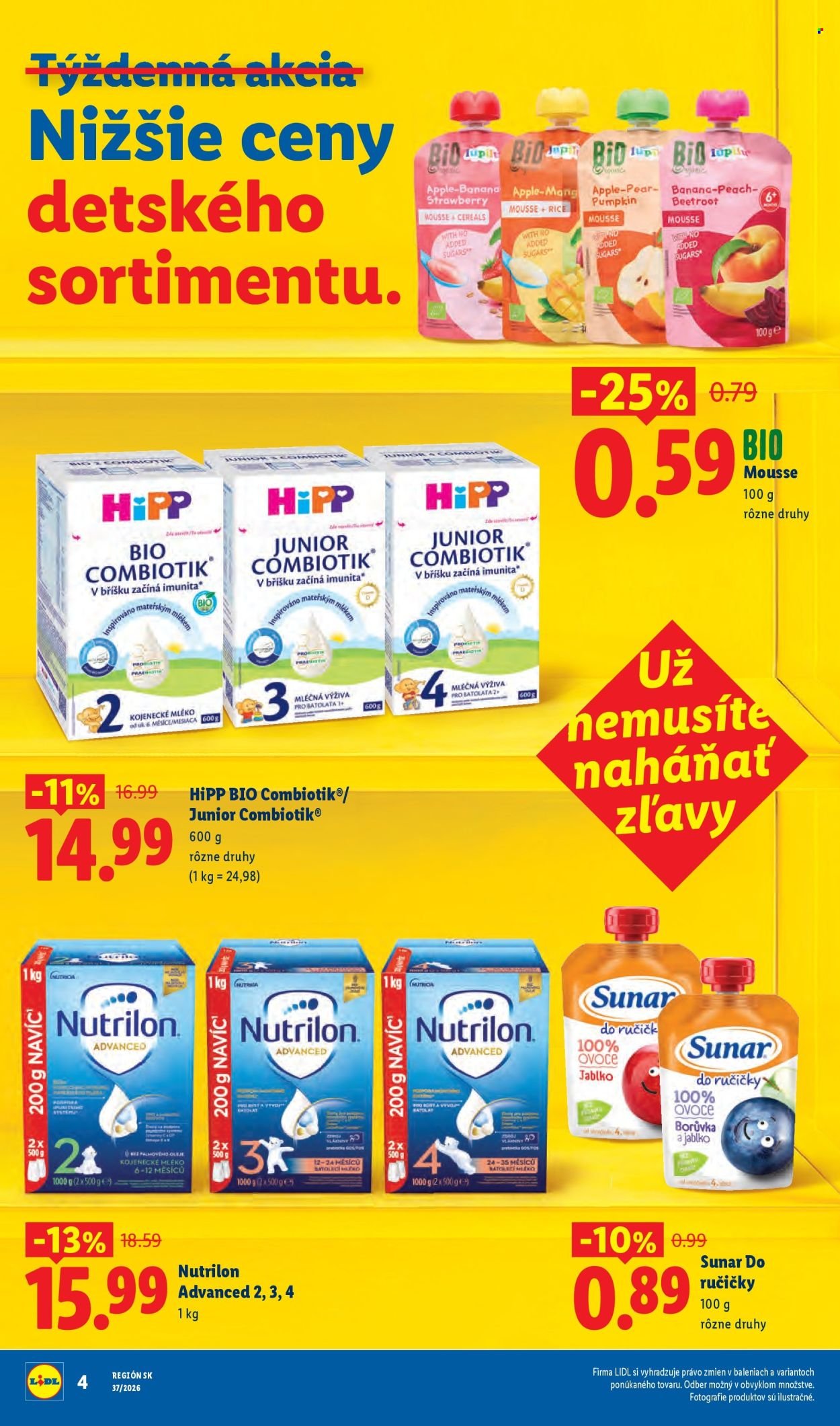 LIDL leták - Od pondelka 7.9.2026