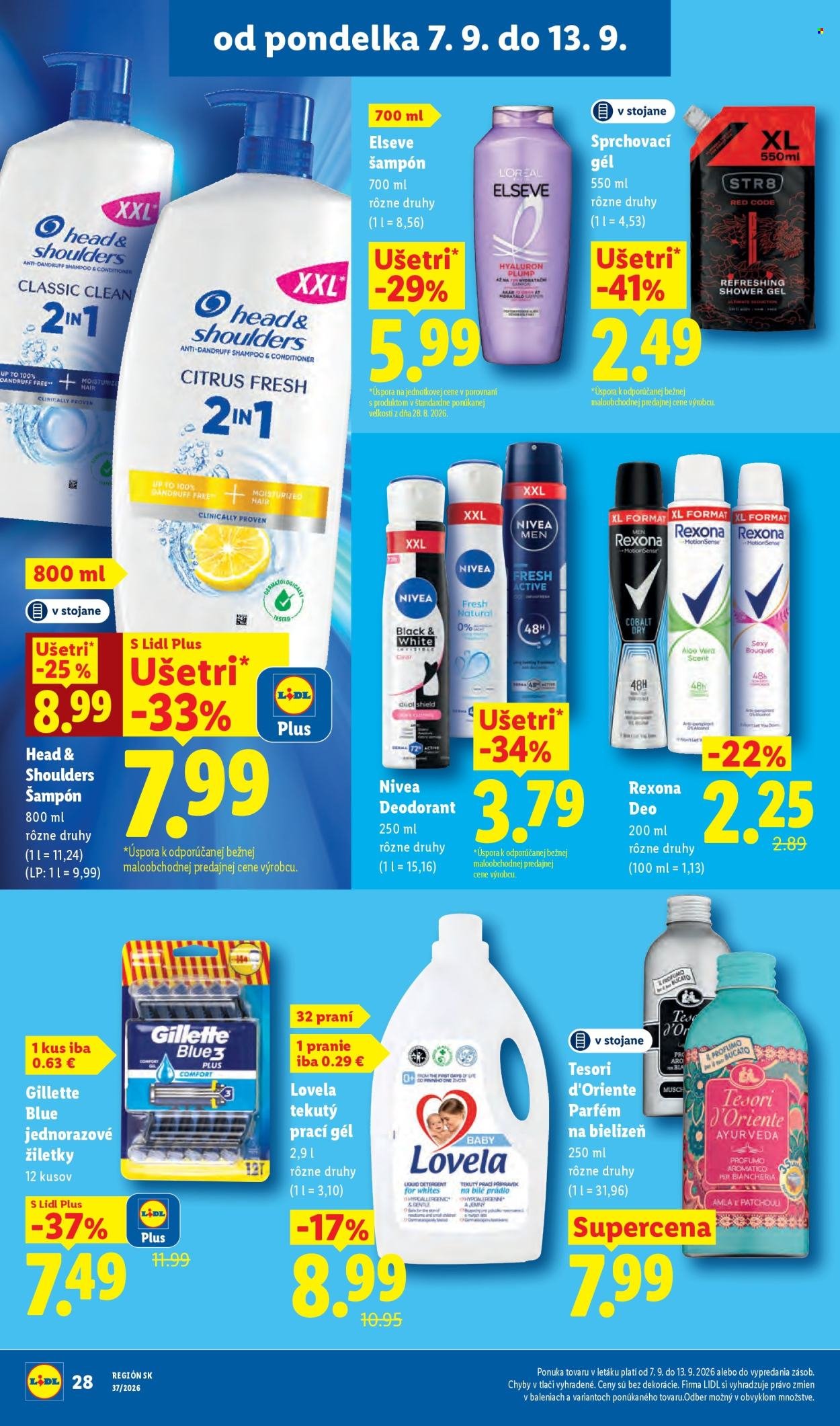LIDL leták - Od pondelka 7.9.2026