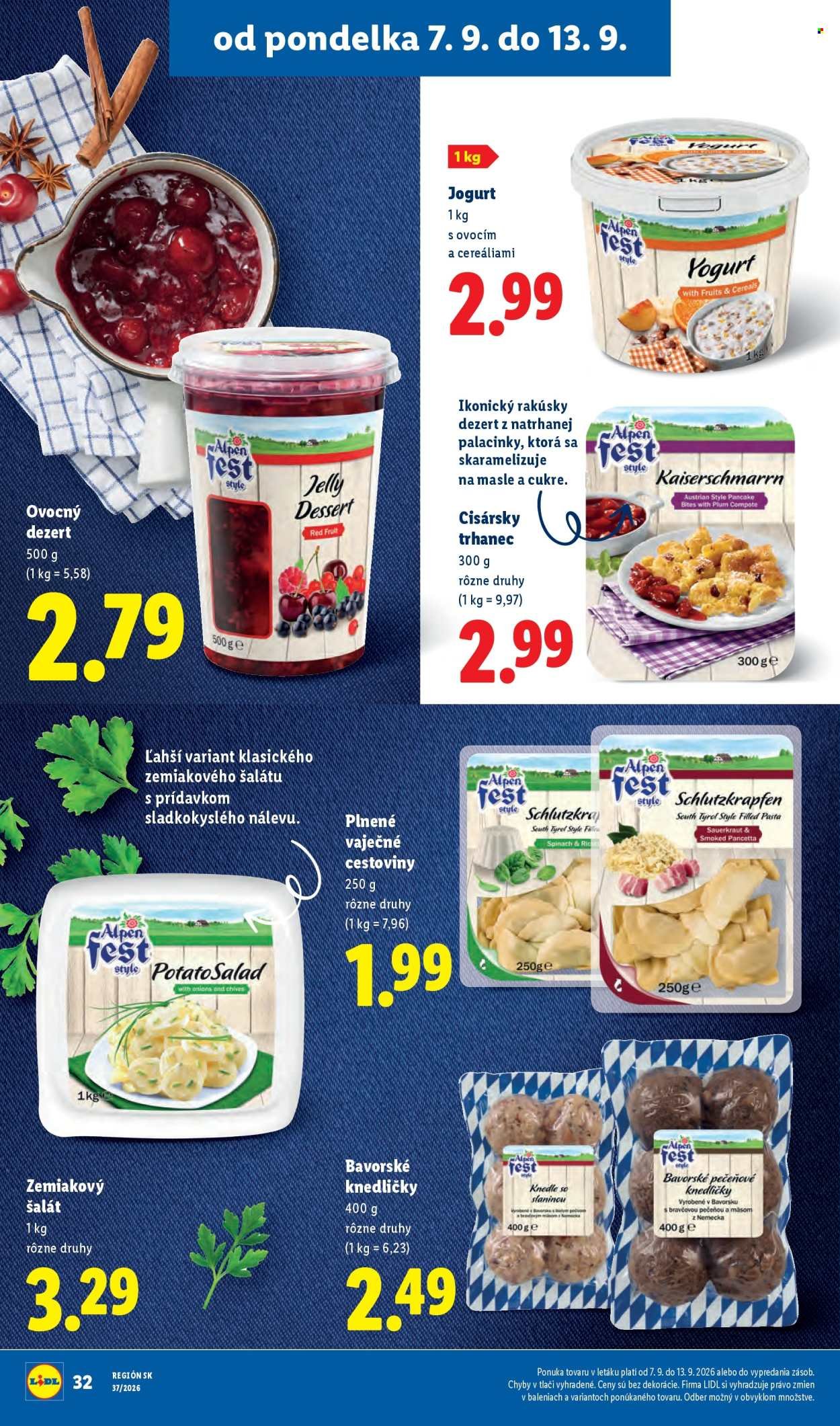 LIDL leták - Od pondelka 7.9.2026