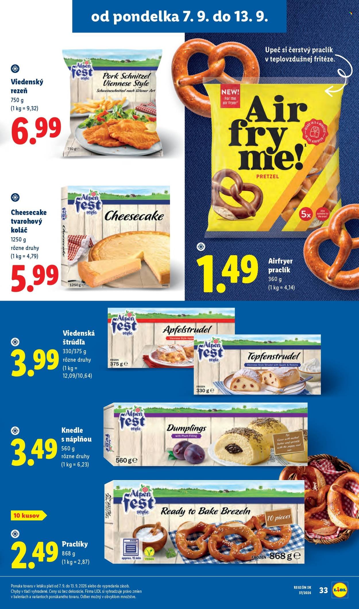 LIDL leták - Od pondelka 7.9.2026