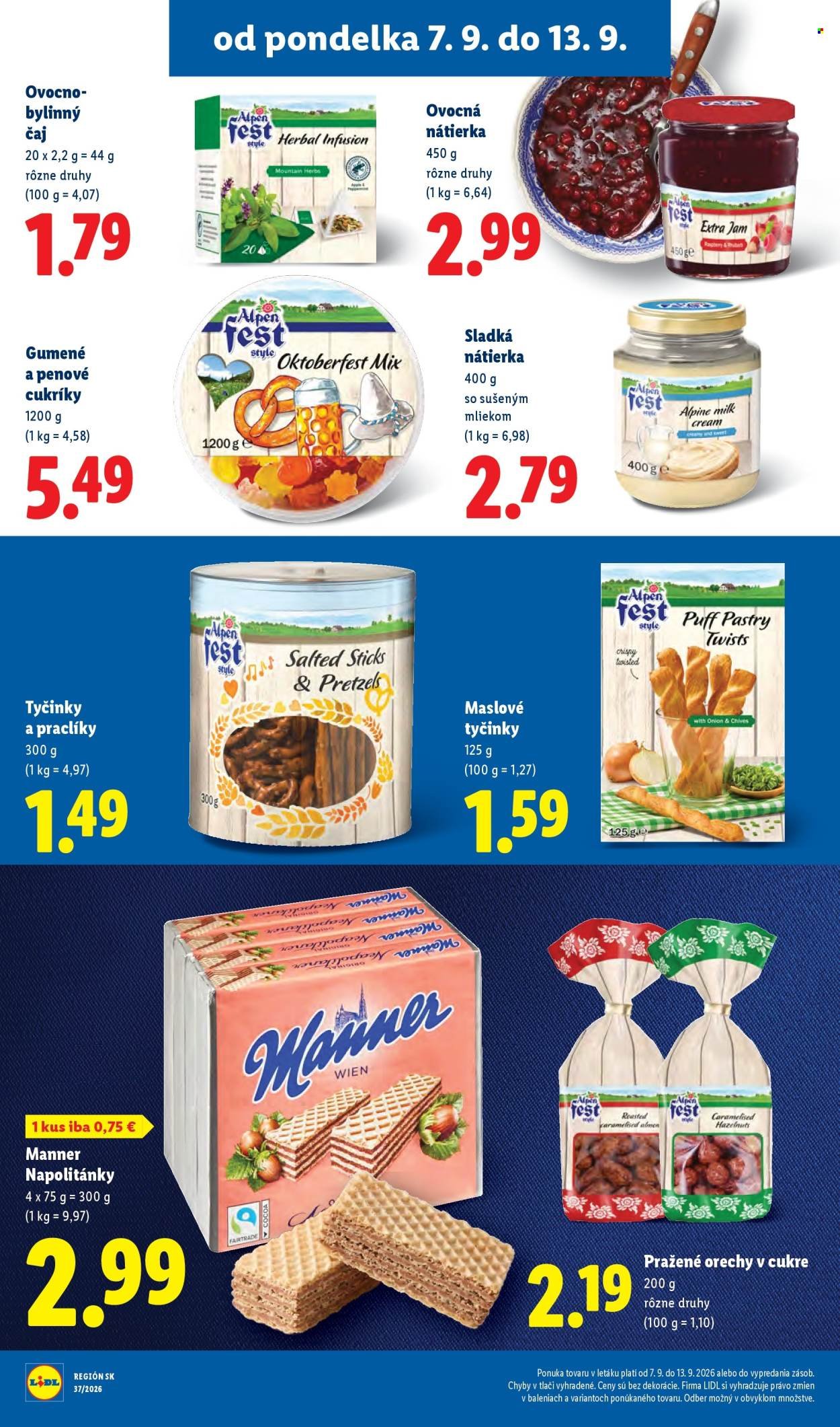 LIDL leták - Od pondelka 7.9.2026