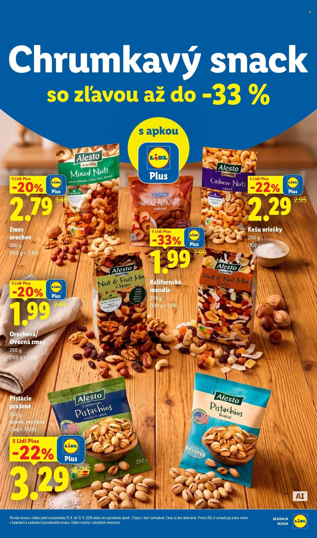 LIDL leták - Od pondelka 7.9.2026