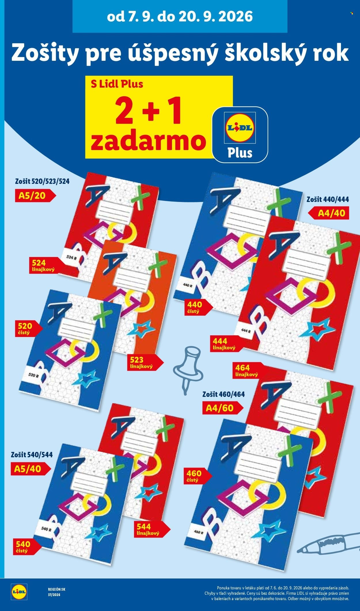 LIDL leták - Od pondelka 7.9.2026