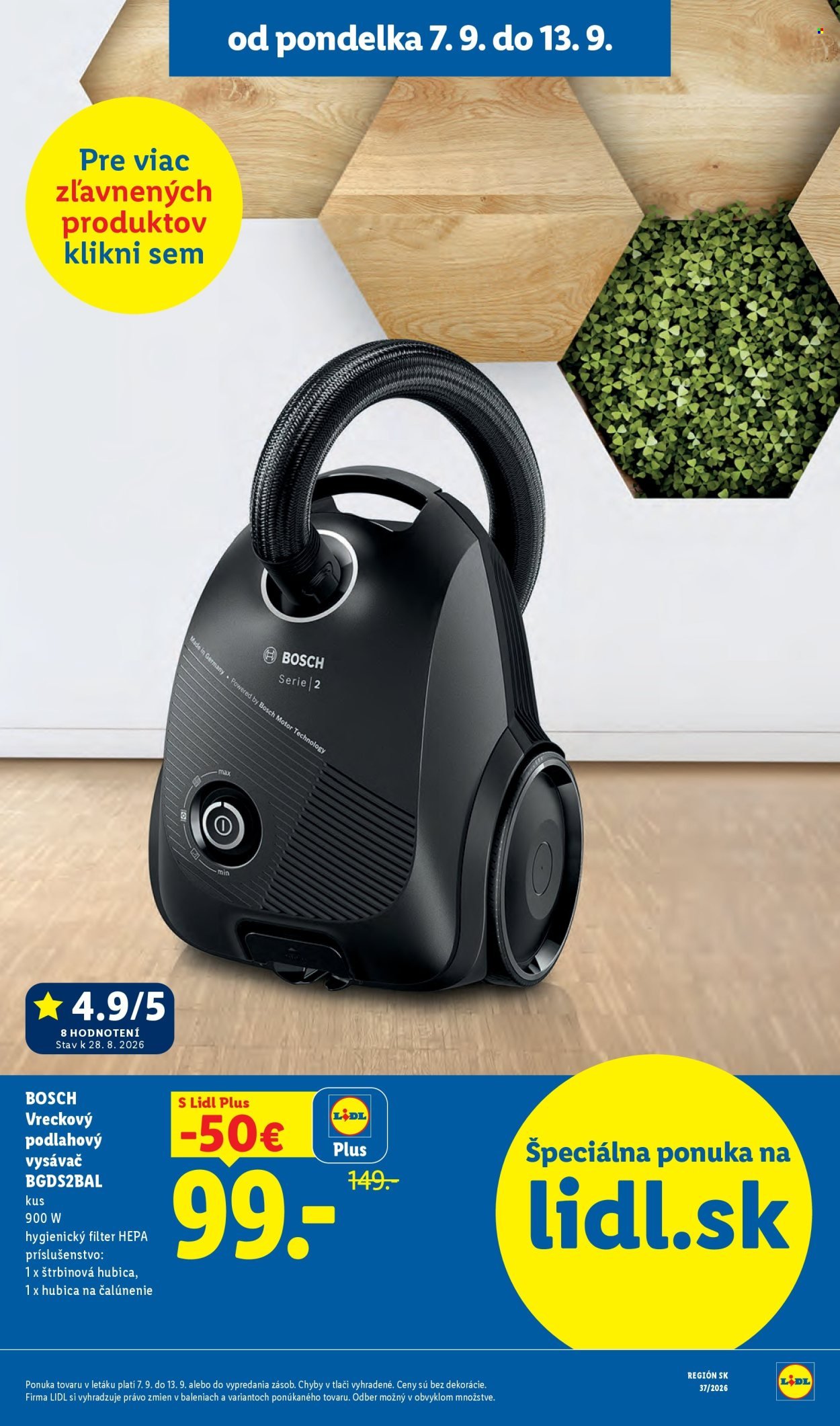 LIDL leták - Od pondelka 7.9.2026