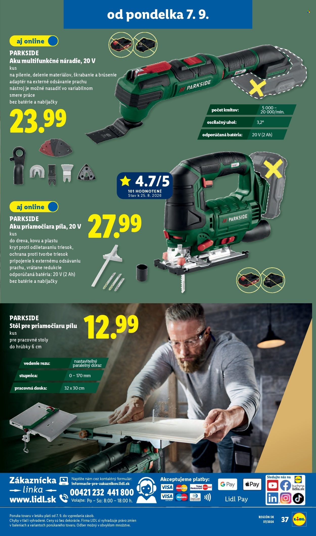 LIDL leták - Od pondelka 7.9.2026