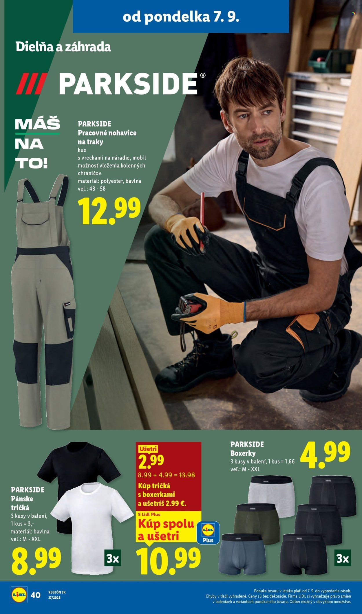 LIDL leták - Od pondelka 7.9.2026
