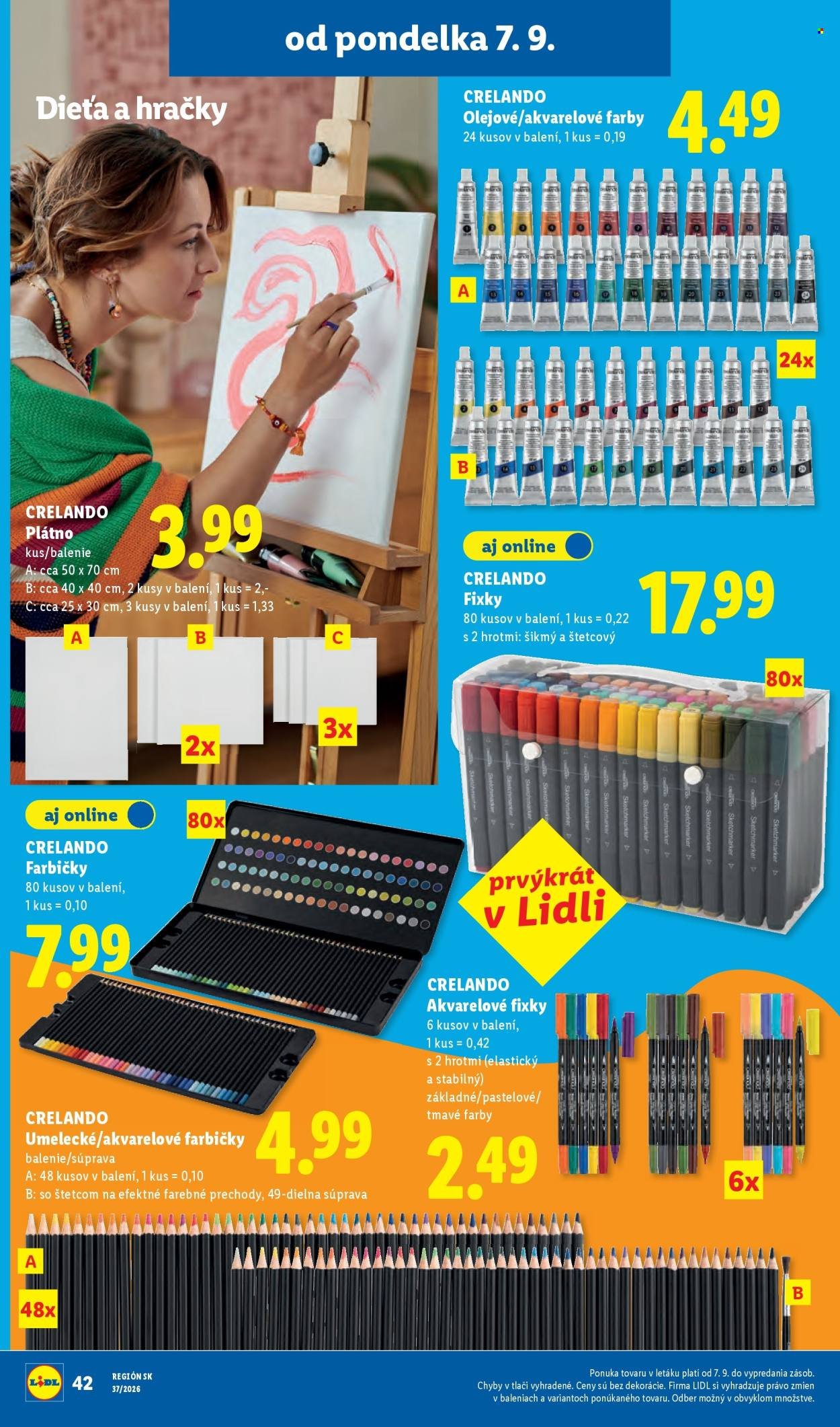 LIDL leták - Od pondelka 7.9.2026