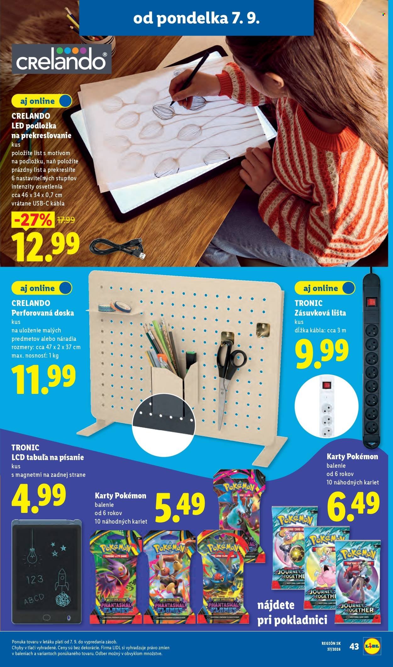 LIDL leták - Od pondelka 7.9.2026