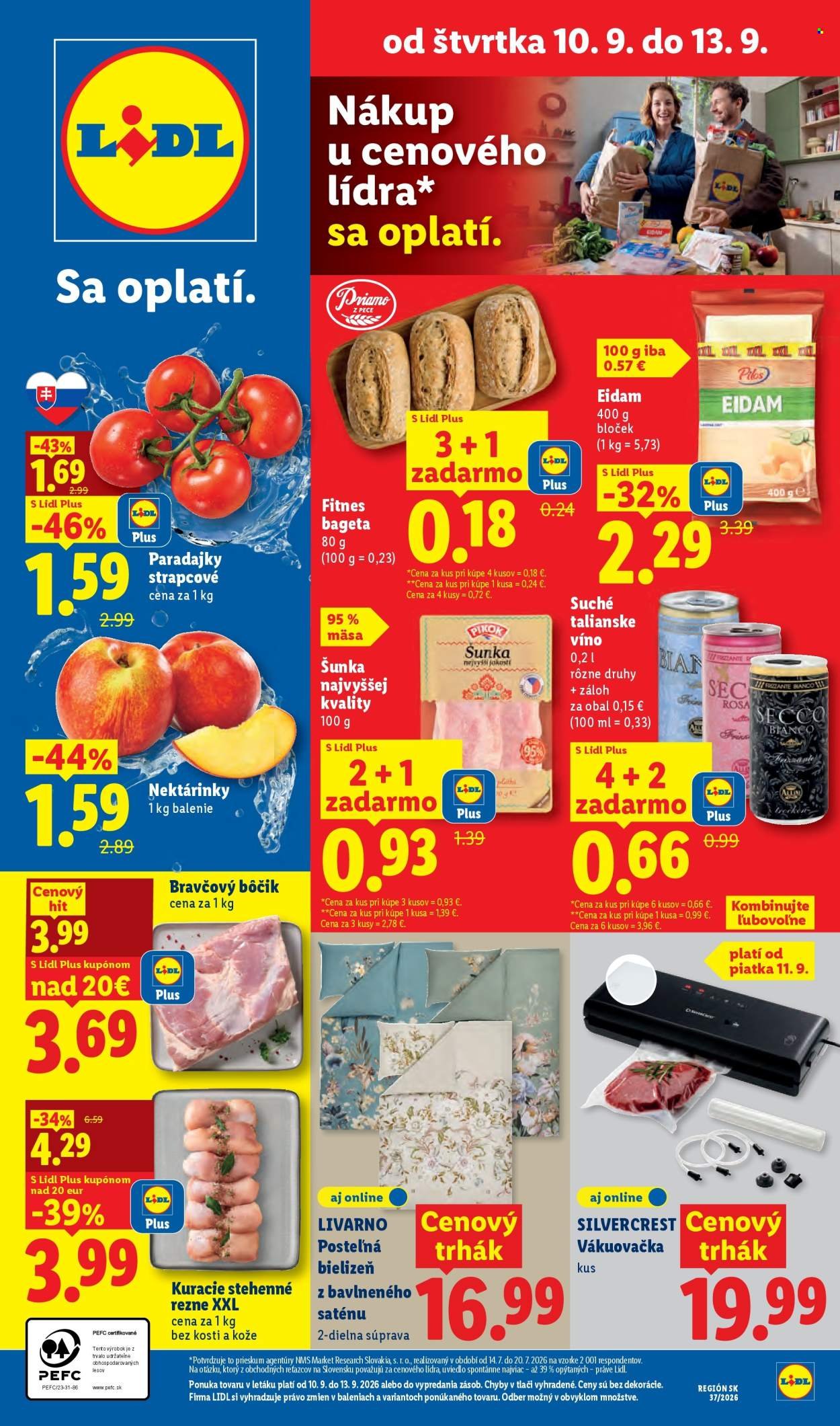 LIDL leták - Od pondelka 7.9.2026