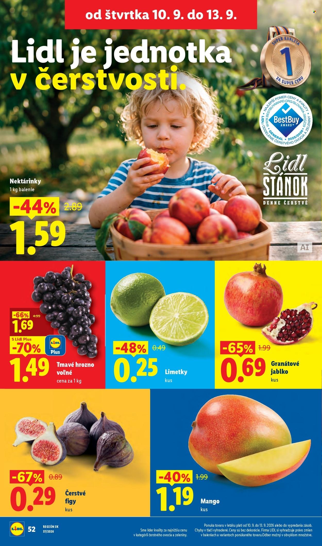 LIDL leták - Od pondelka 7.9.2026