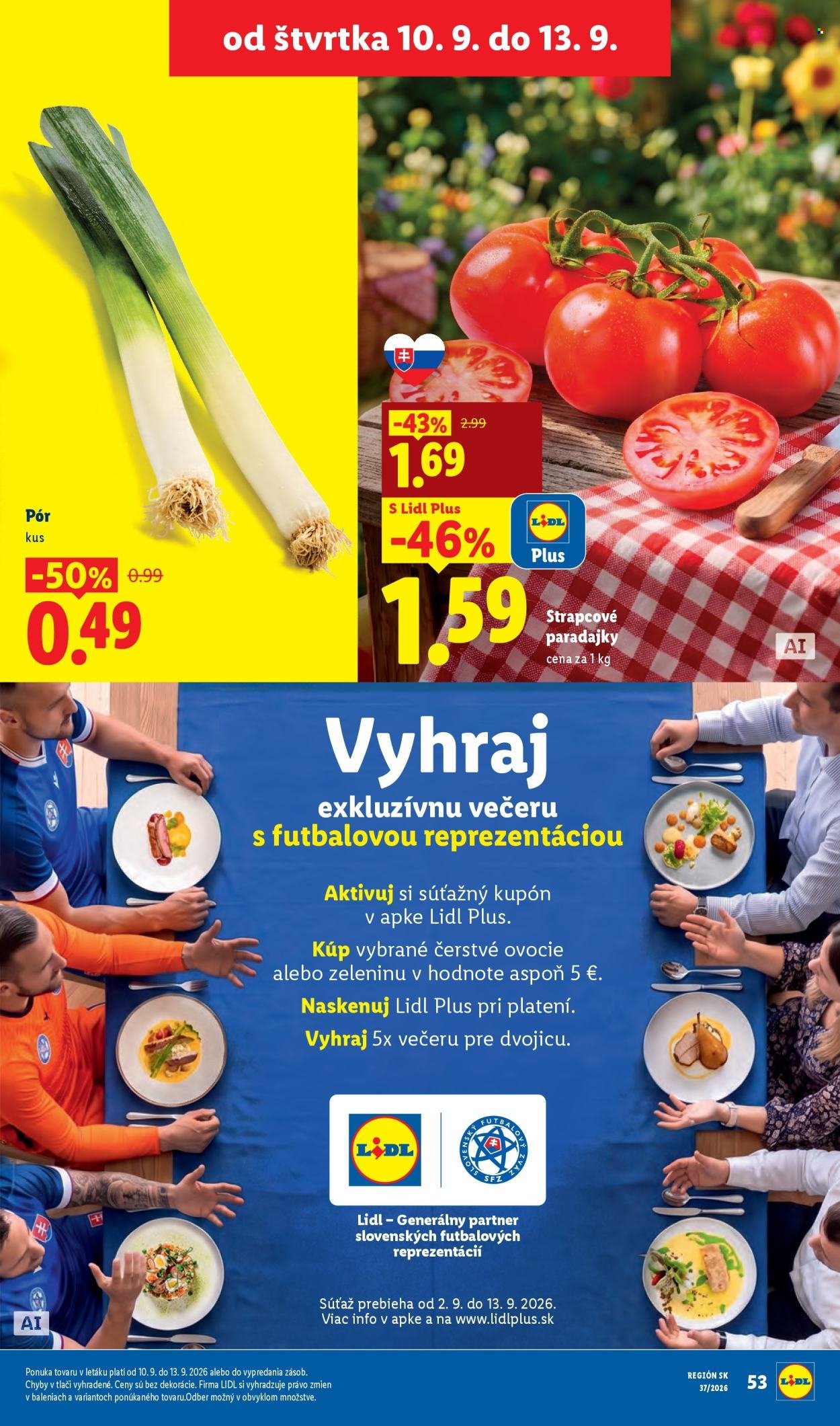 LIDL leták - Od pondelka 7.9.2026