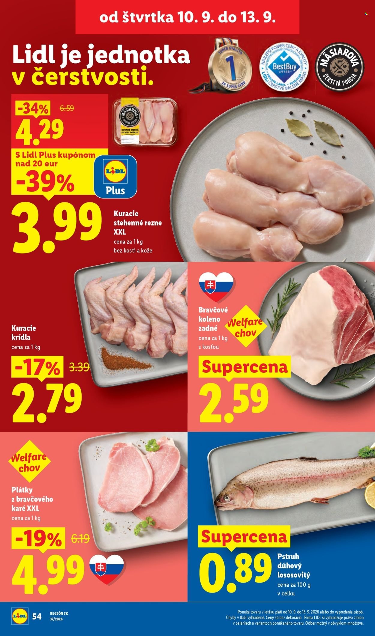 LIDL leták - Od pondelka 7.9.2026