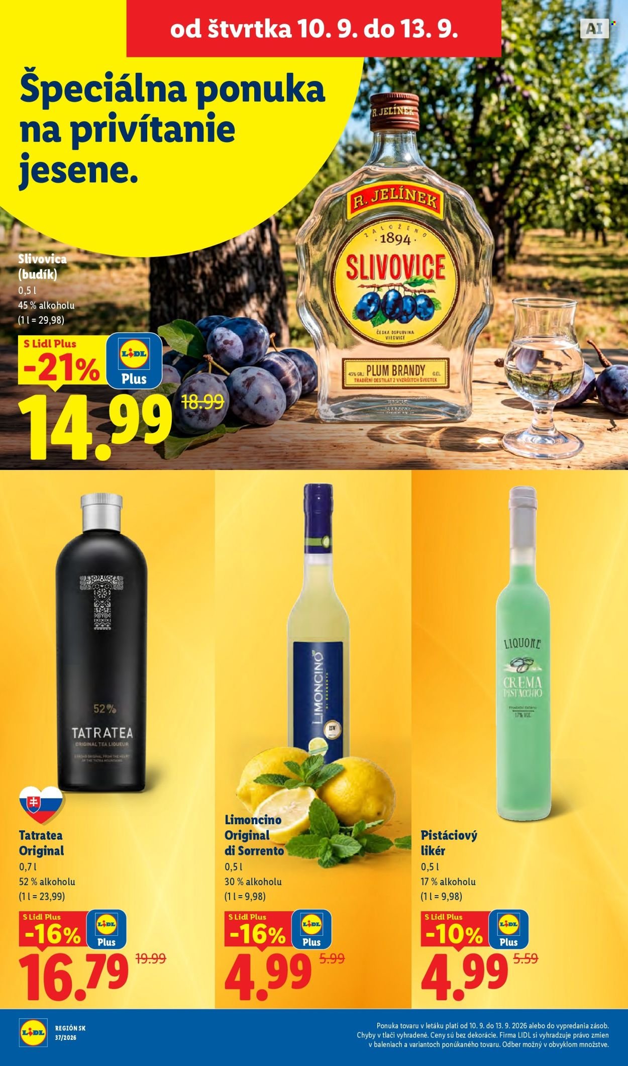 LIDL leták - Od pondelka 7.9.2026