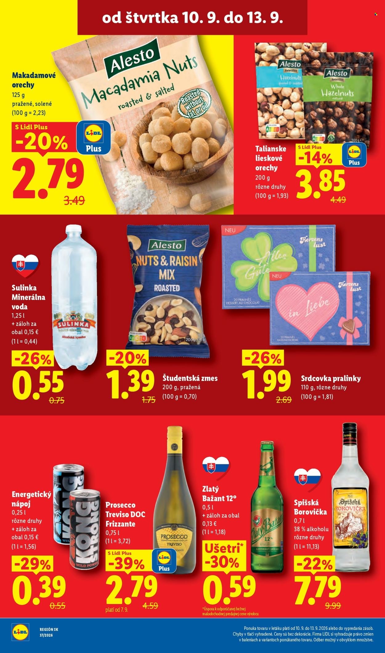 LIDL leták - Od pondelka 7.9.2026