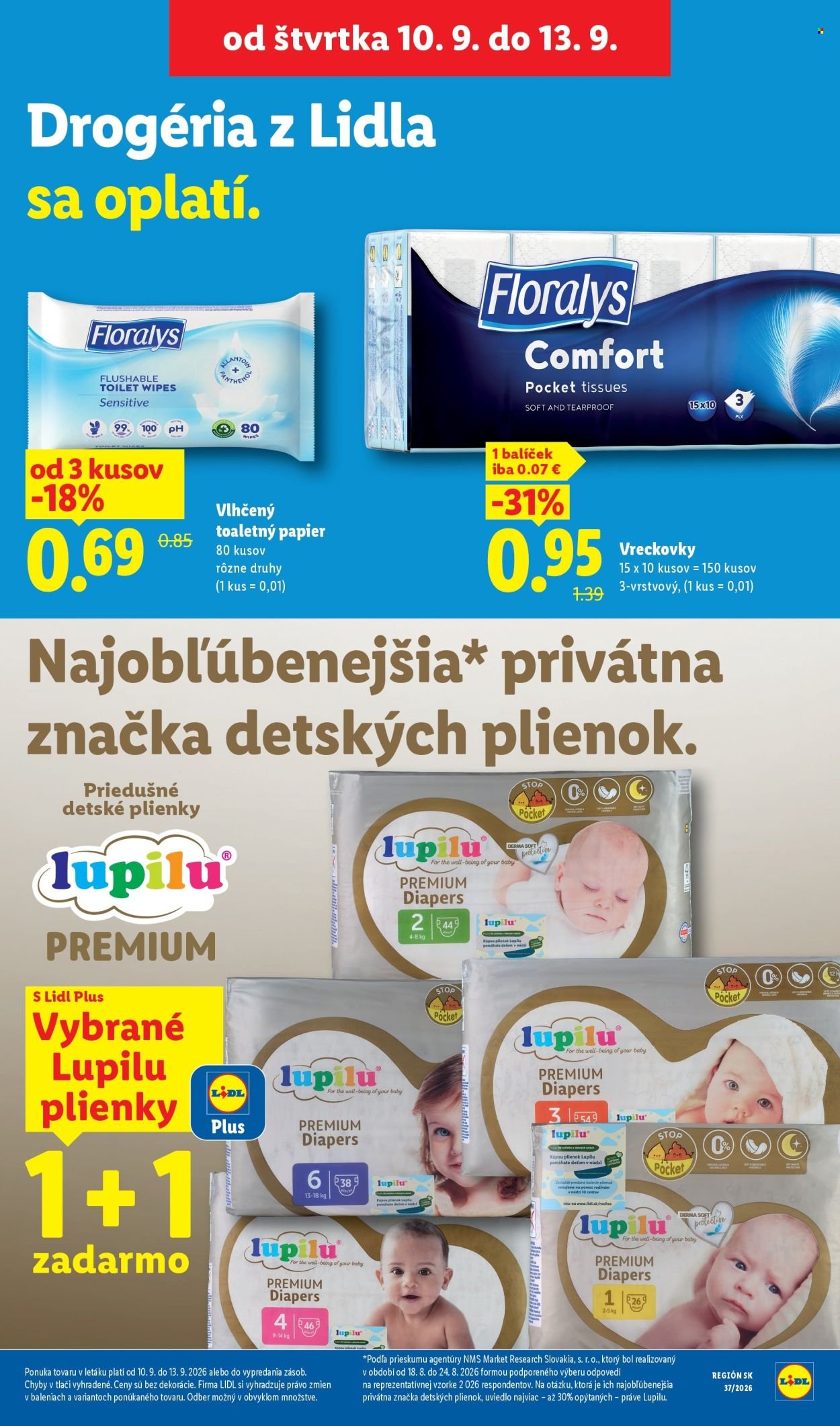 LIDL leták - Od pondelka 7.9.2026