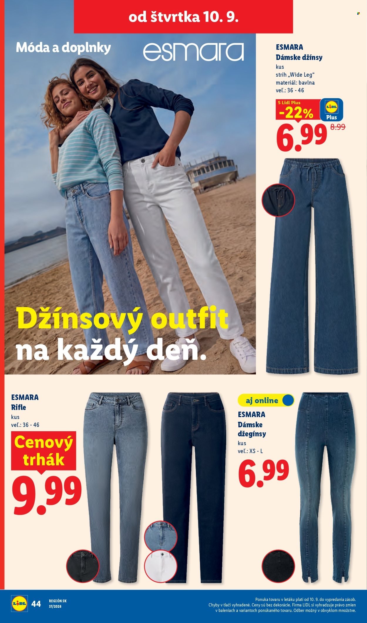 LIDL leták - Od pondelka 7.9.2026