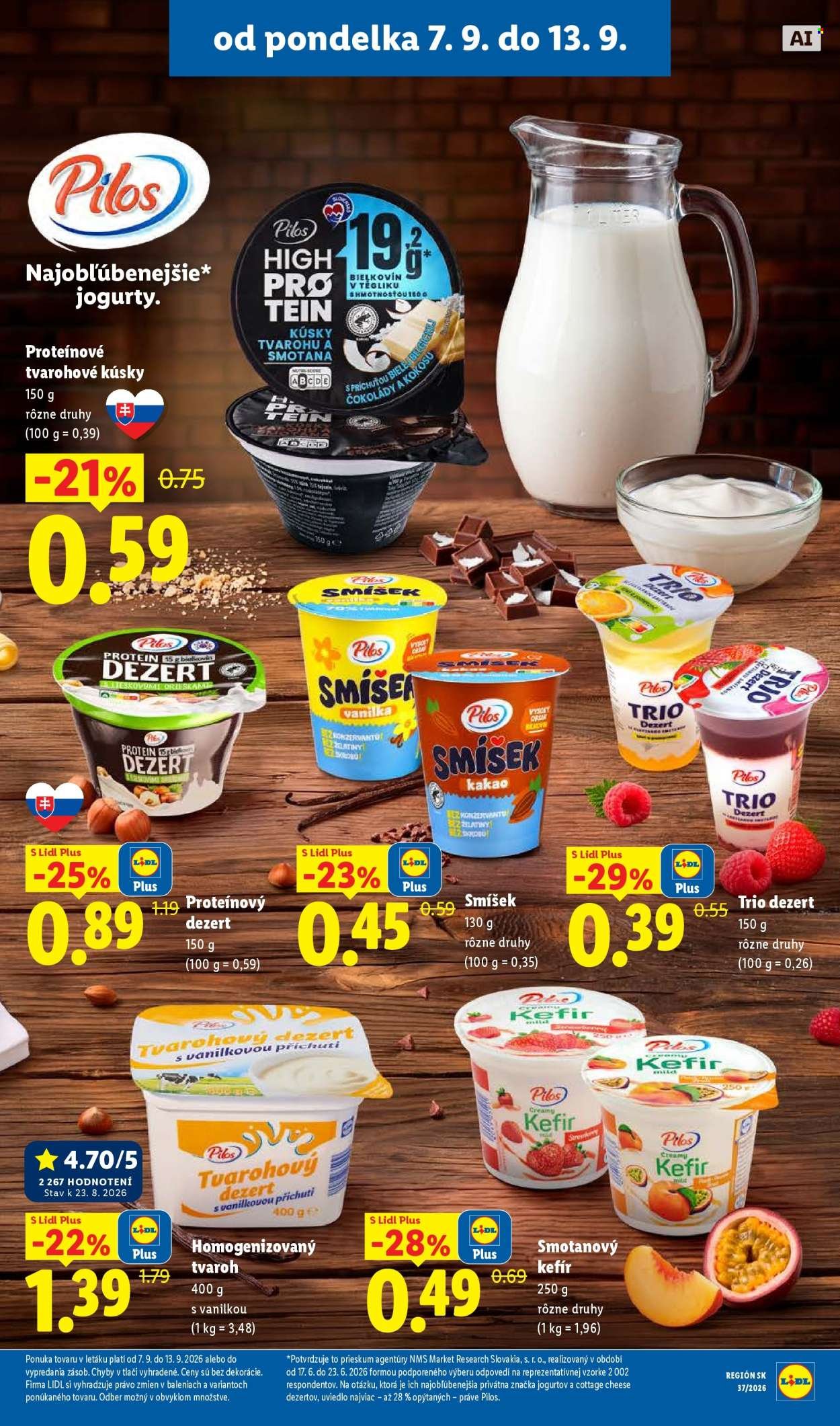 LIDL leták - Od pondelka 7.9.2026